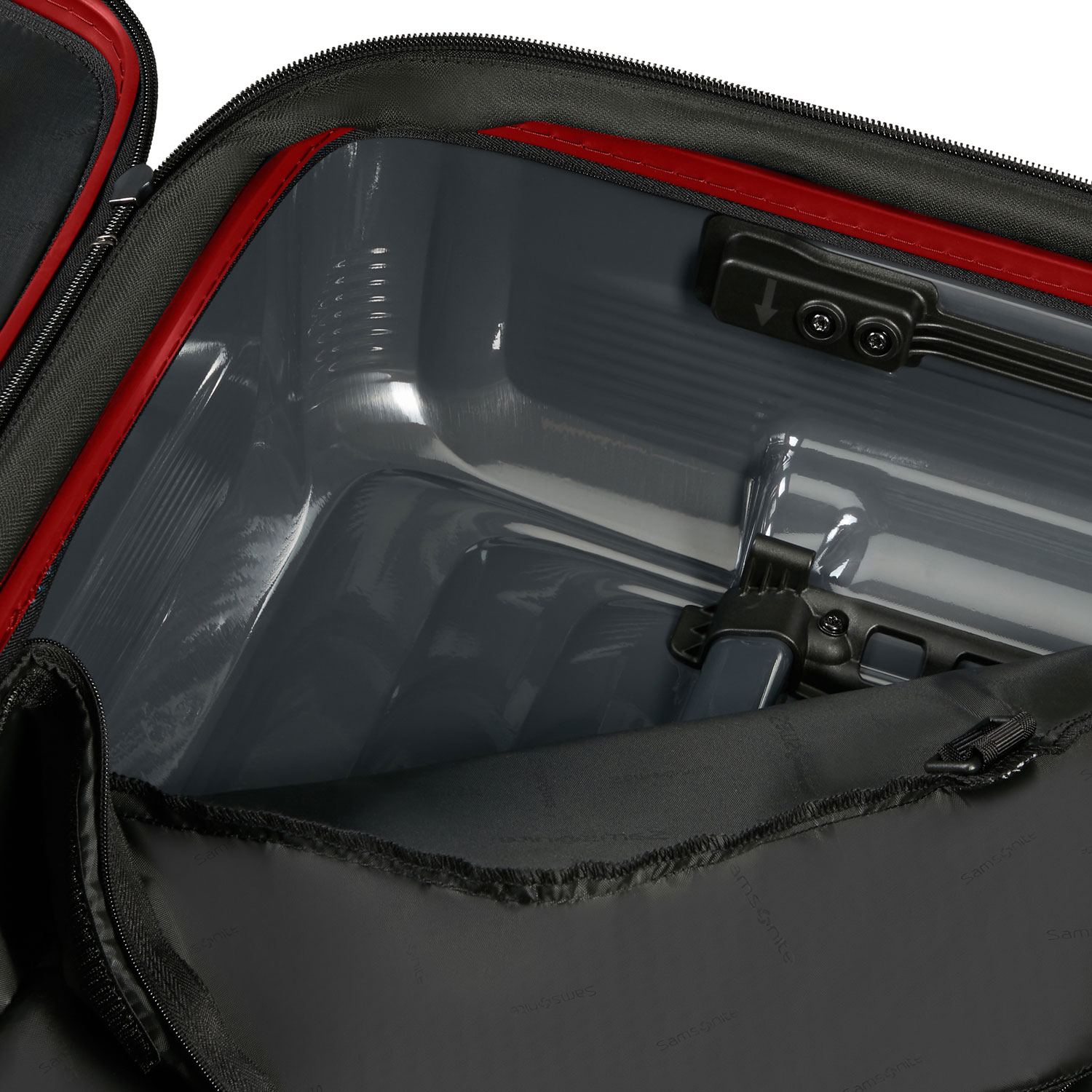 Samsonite Trolley mit 4 Rollen 75cm EXP. Nuon metallic red Abbildung 9