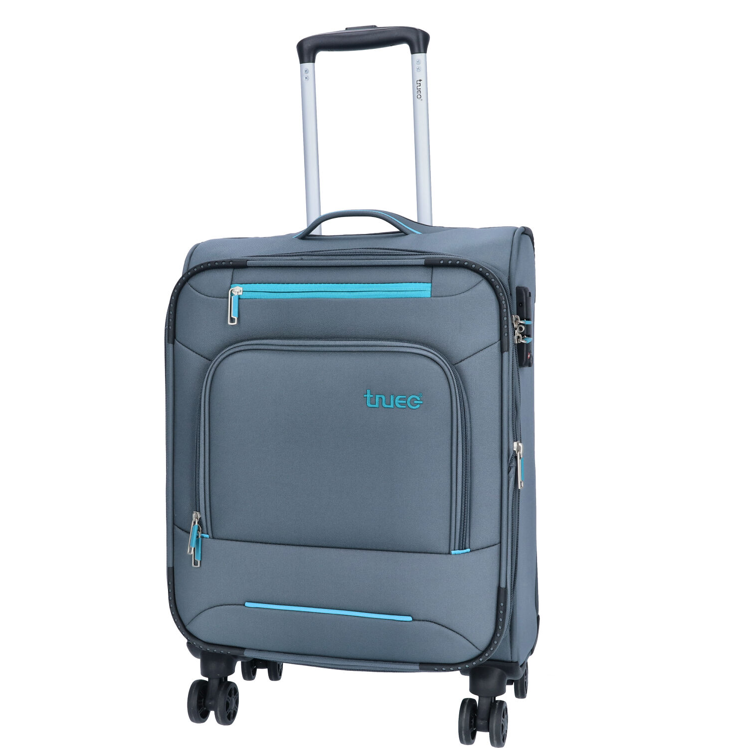 TheTrueC 4-Rad Trolley 55cm  Grey-Blue Palma grey