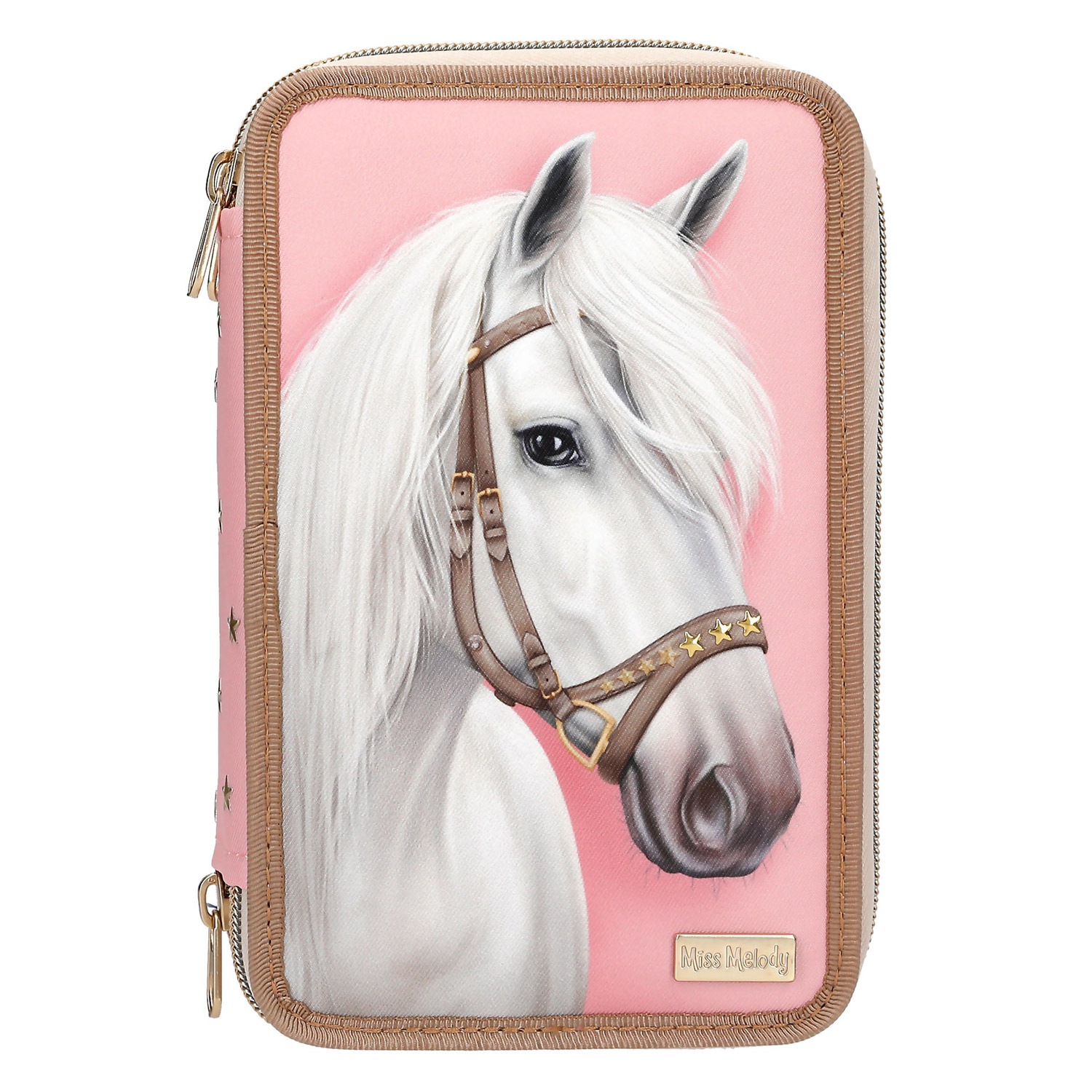 Depesche 3-Fach Federtasche CLASSIC Miss Melody CLASSIC Abbildung 1