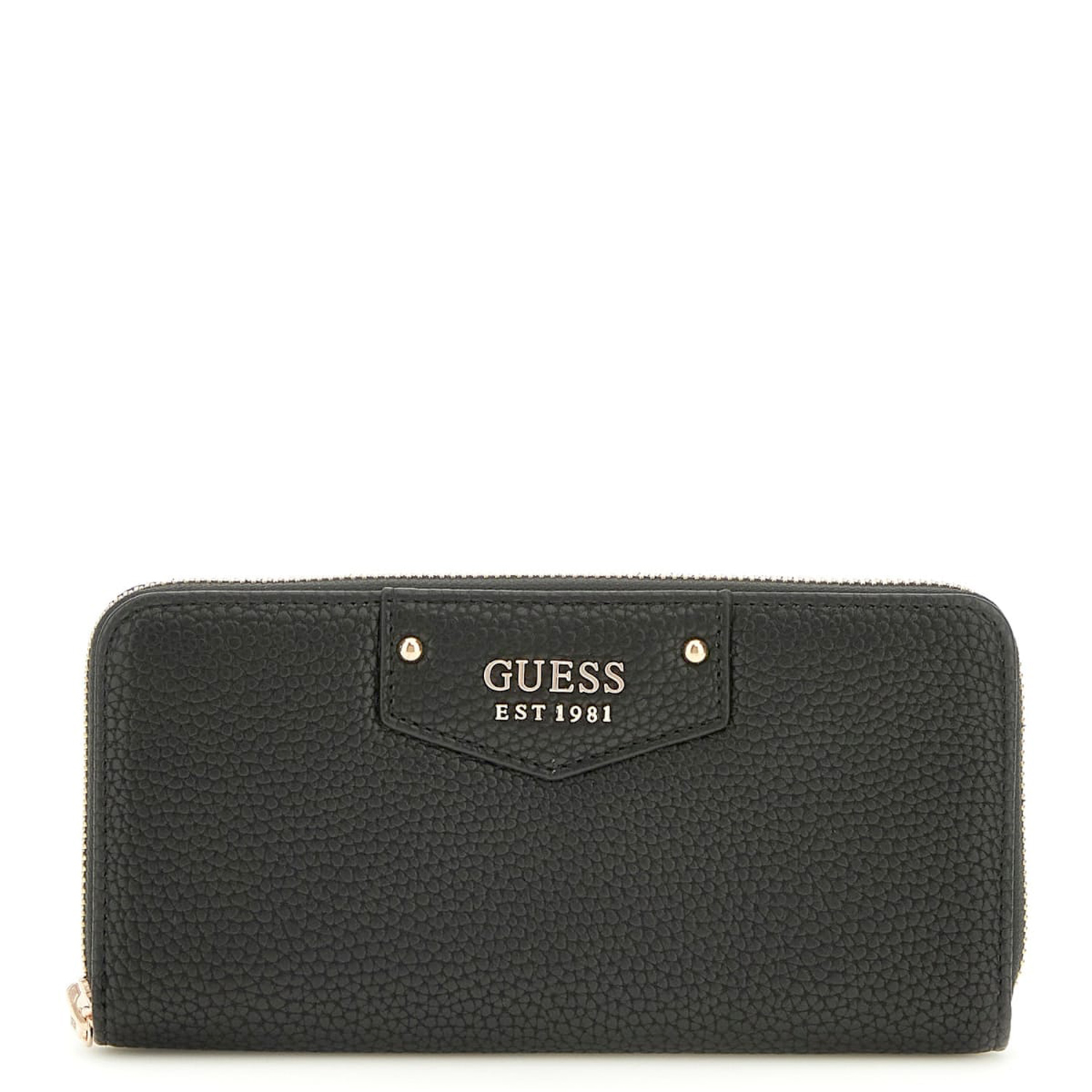 GUESS Damen Geldbörse Eco Brenton Black