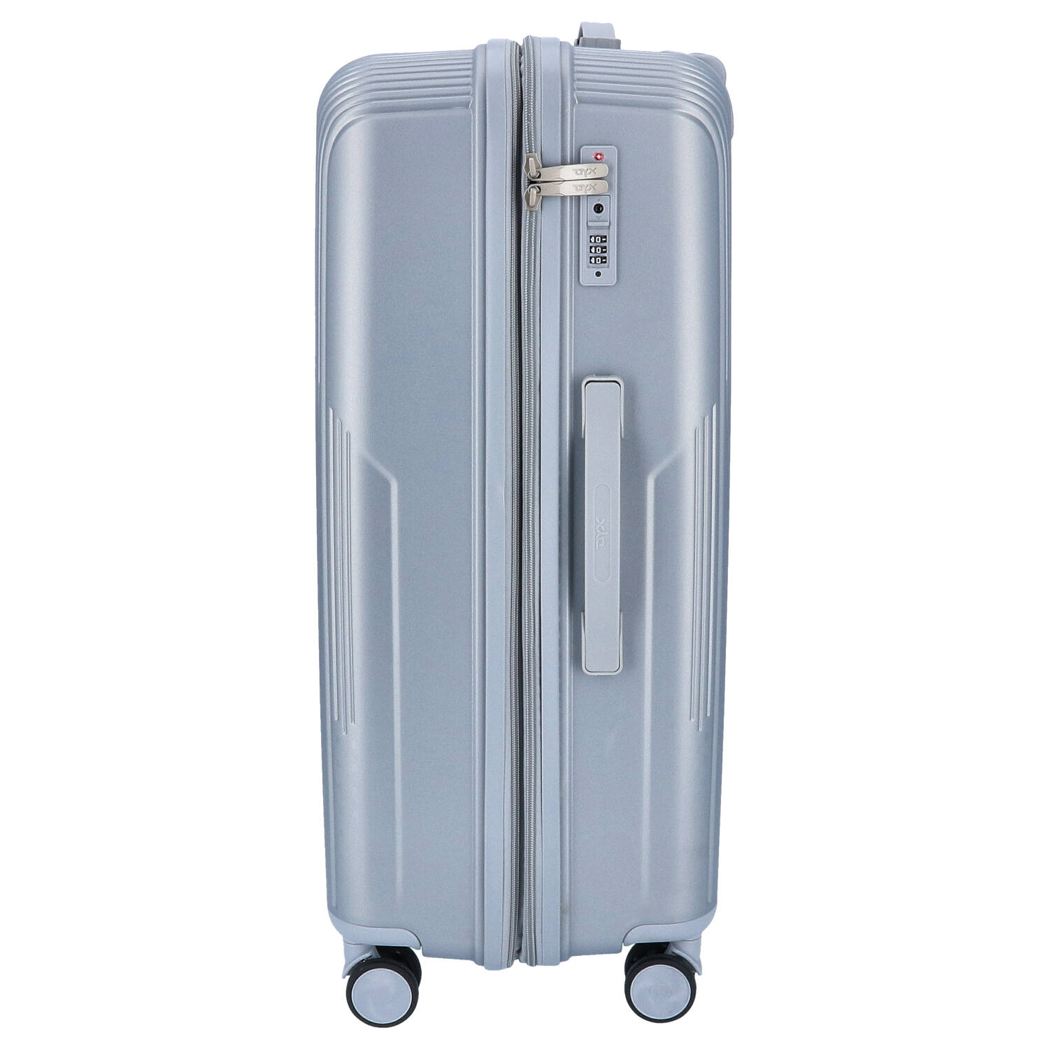 DYX 4 Rollen Koffer L 76 cm Palermo silber Abbildung 3