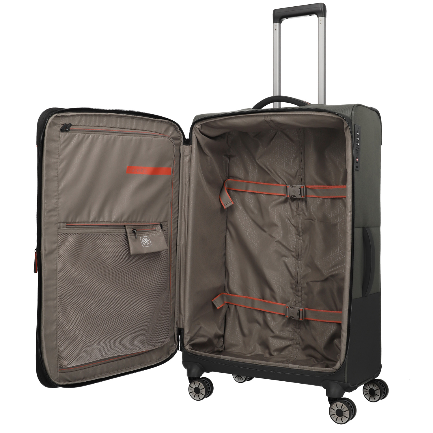 Travelite 4-Rad Trolley L Crosslite 5.0 olive