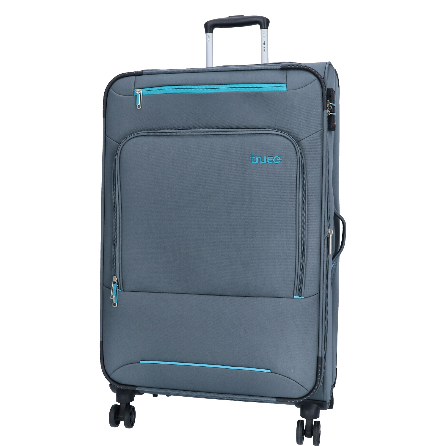 TheTrueC 4-Rad Trolley 79cm  Grey-Blue Palma grey