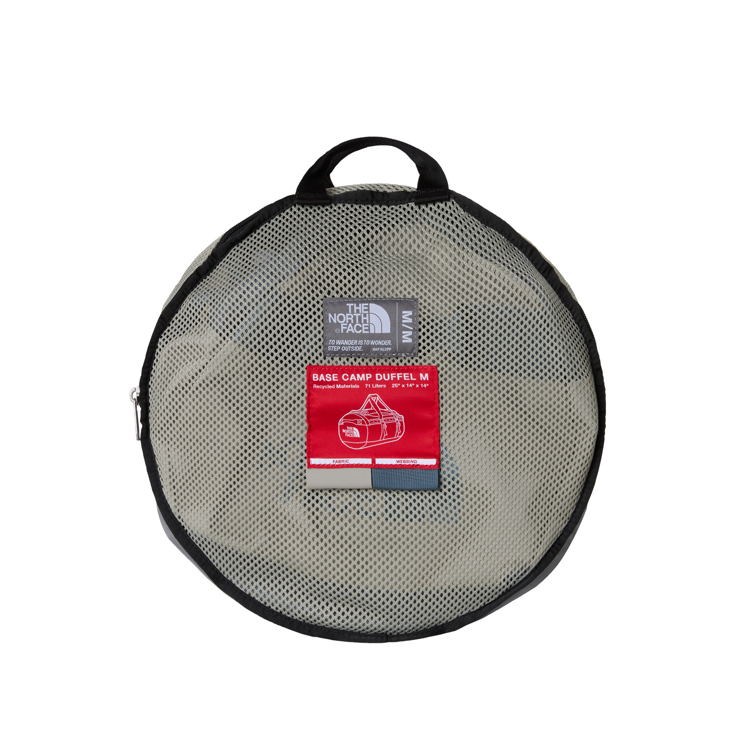 The North Face Reisetasche/Rucksack Base Camp Duffel M Stone Slab/Granite Grey Abbildung 4