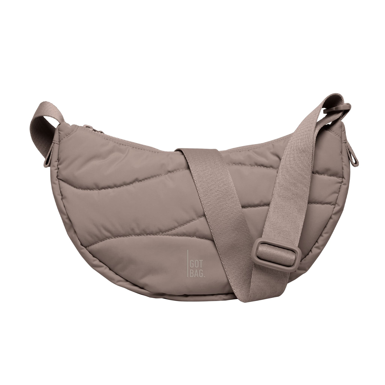 Got Bag Umhängetasche WAVY PUFFER MOON BAG oyster Abbildung 1 Got Bag Umhängetasche WAVY PUFFER MOON BAG oyster Abbildung 1