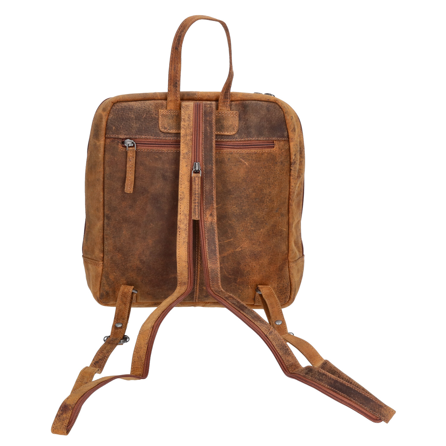 The Skandinavian Brand Leder Rucksack Hunter  tan