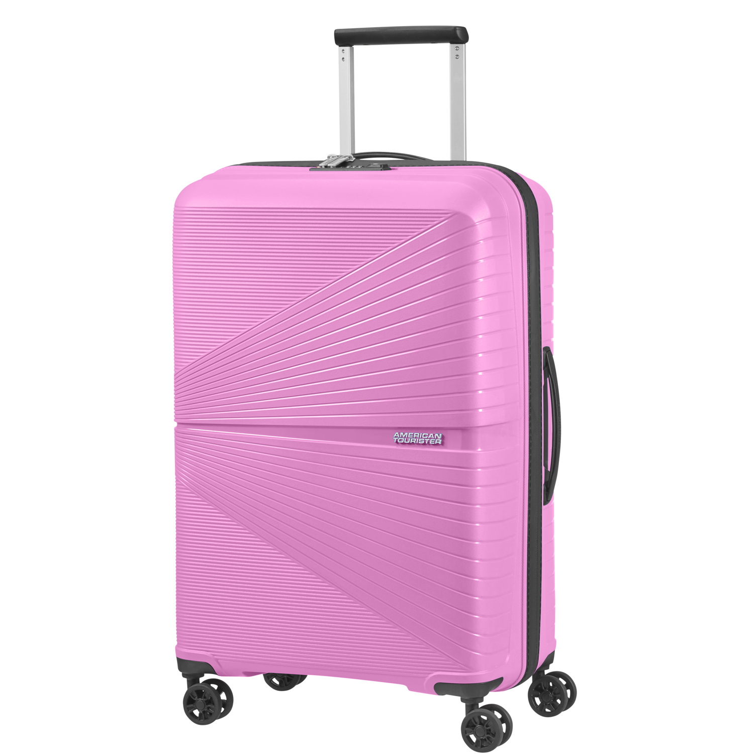 American Tourister Koffer mit 4 Rollen 67cm Airconic pink lemonade