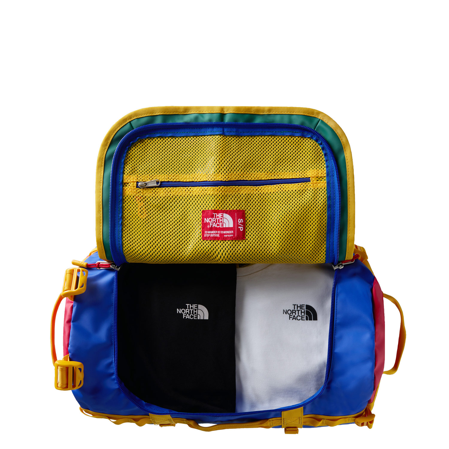 The North Face Reisetasche/Rucksack Base Camp Duffel S Blue/Red/Summit Abbildung 3