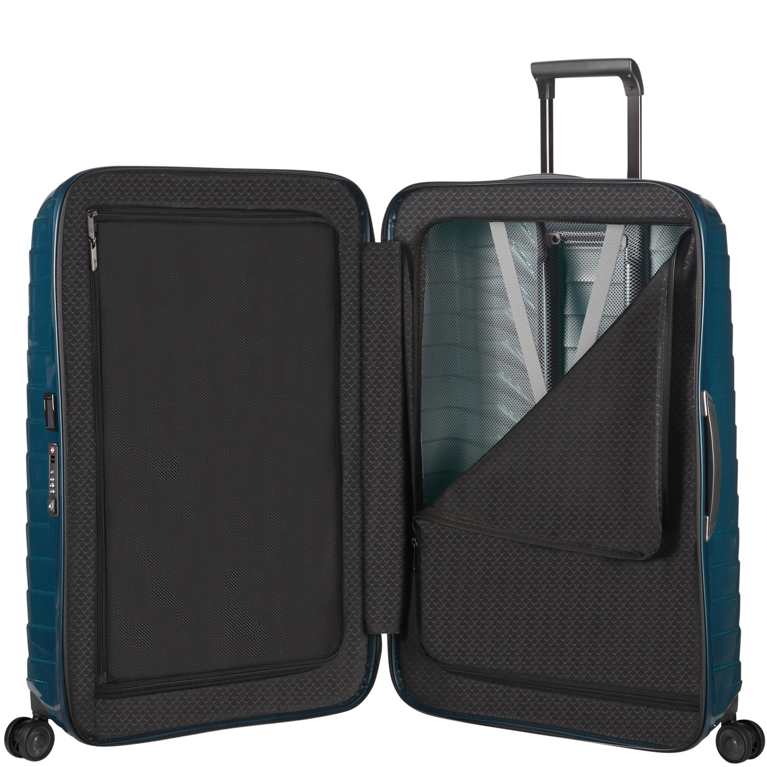 Samsonite Trolley mit 4 Rollen 81cm Proxis Petrol Blue Abbildung 5