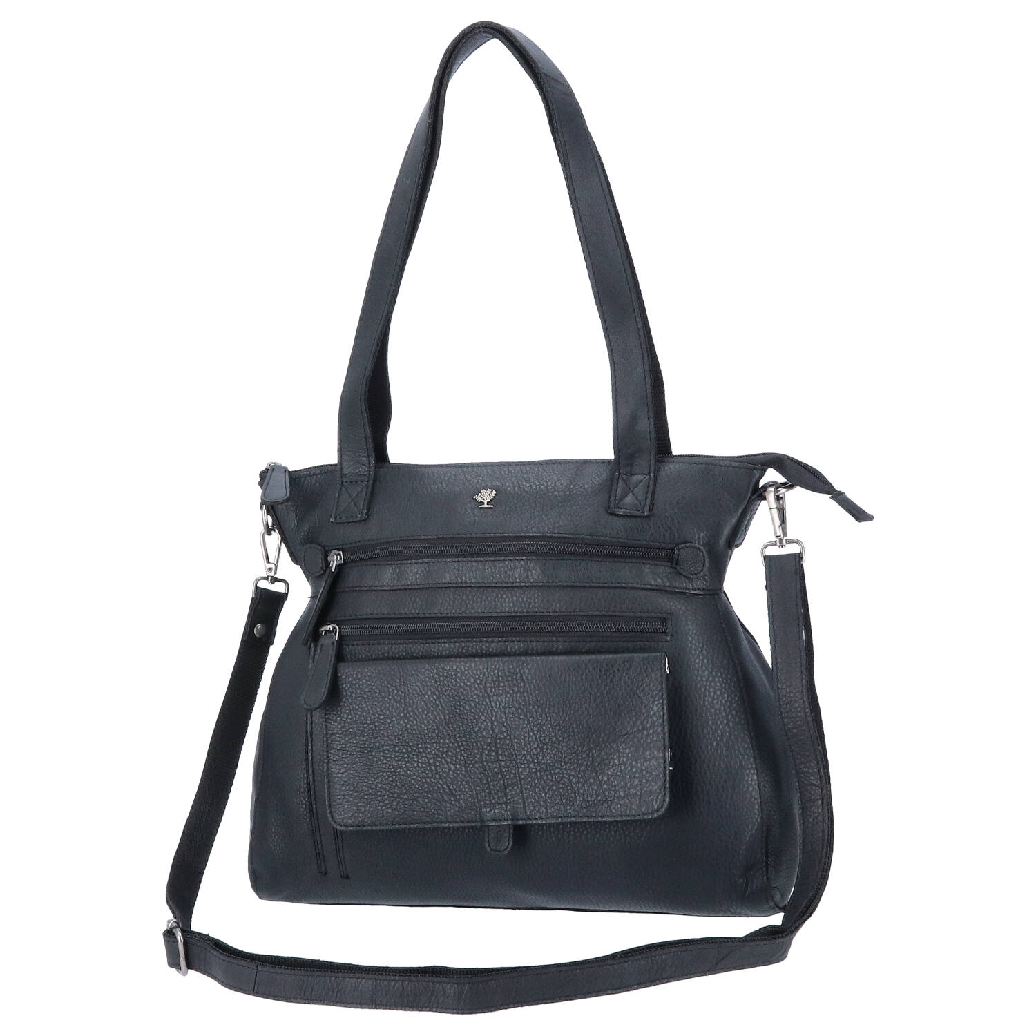 The Skandinavian Brand Damenshopper Leder - Black Abbildung 8