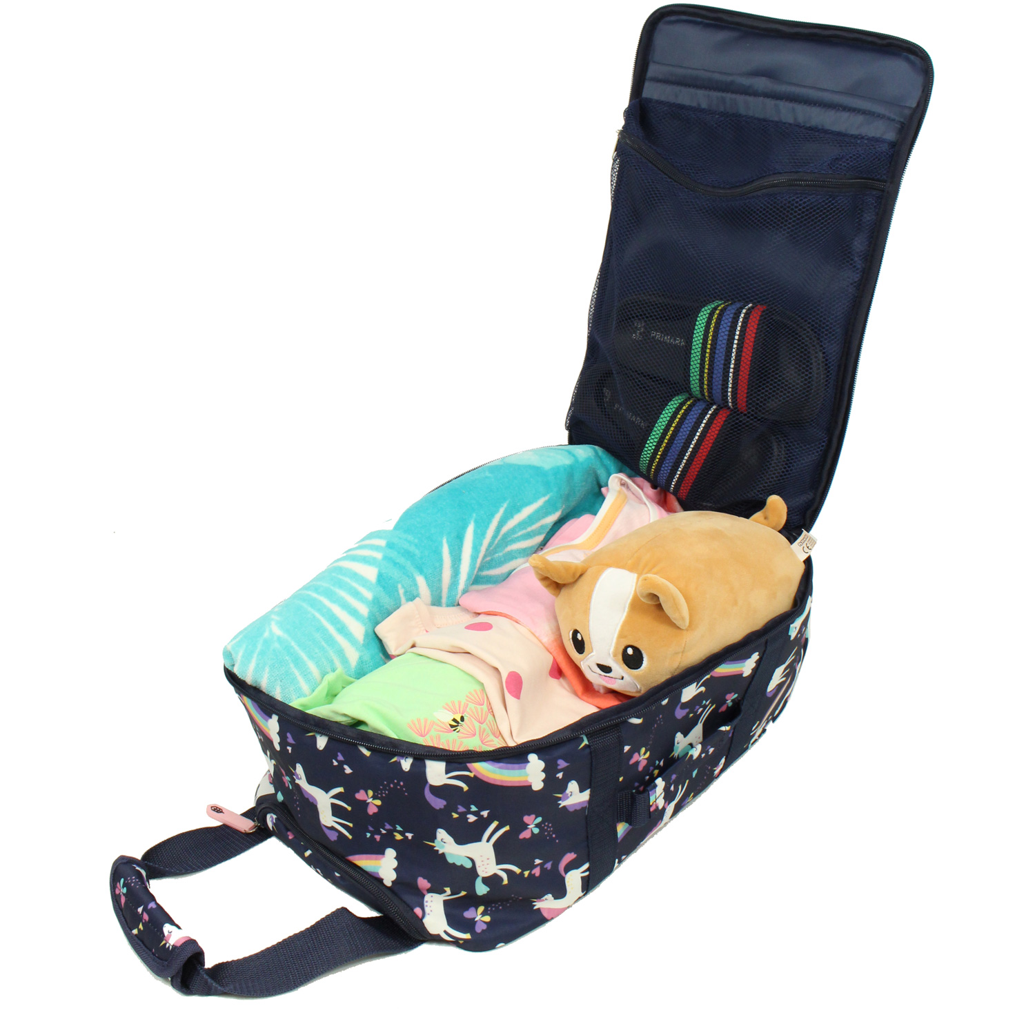 Bordlite Kindertrolley Boardgepäck Underseat Unicorn dark blue