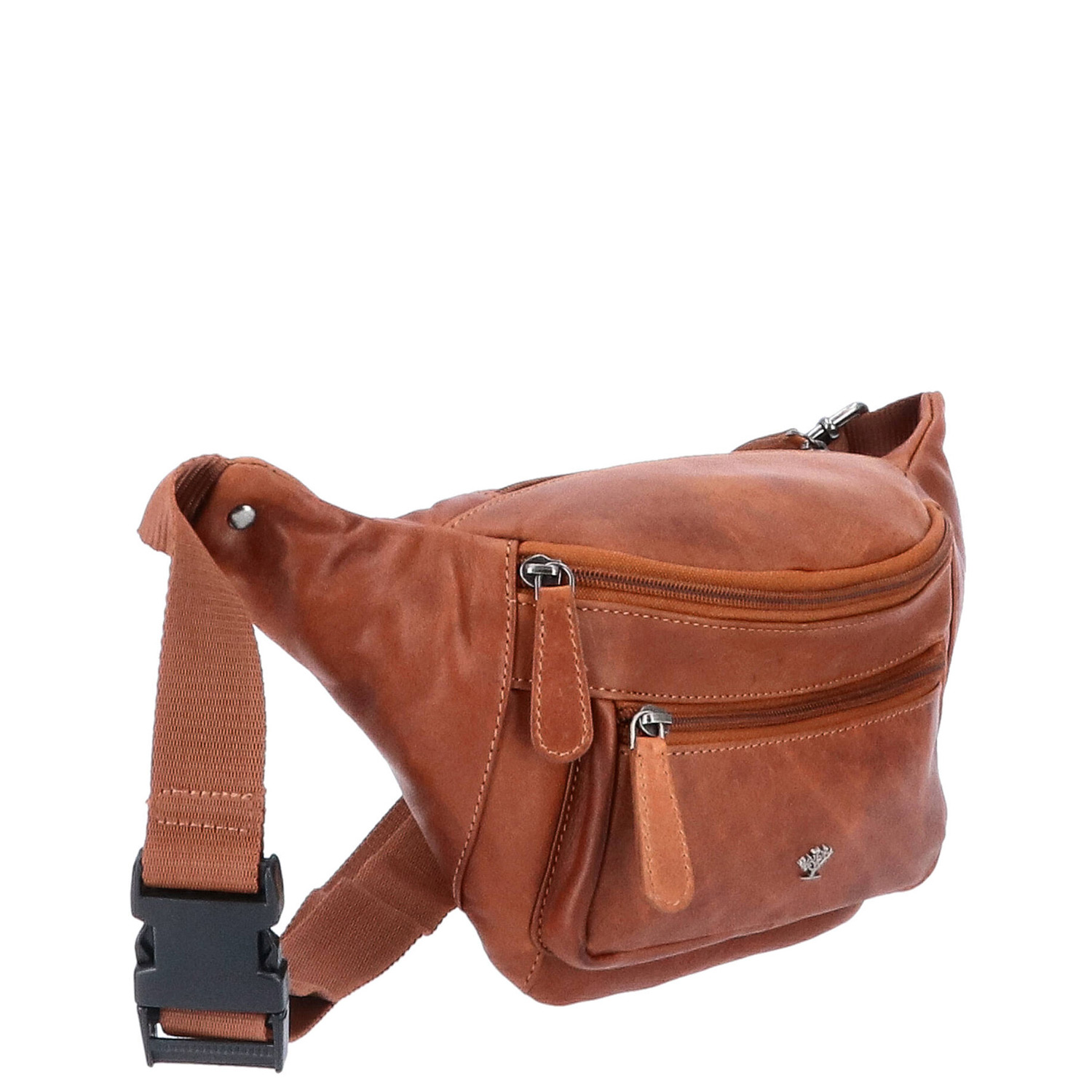 The Skandinavian Brand Leder Bauchtasche, Hüttasche, Body Bag - braun Abbildung 4