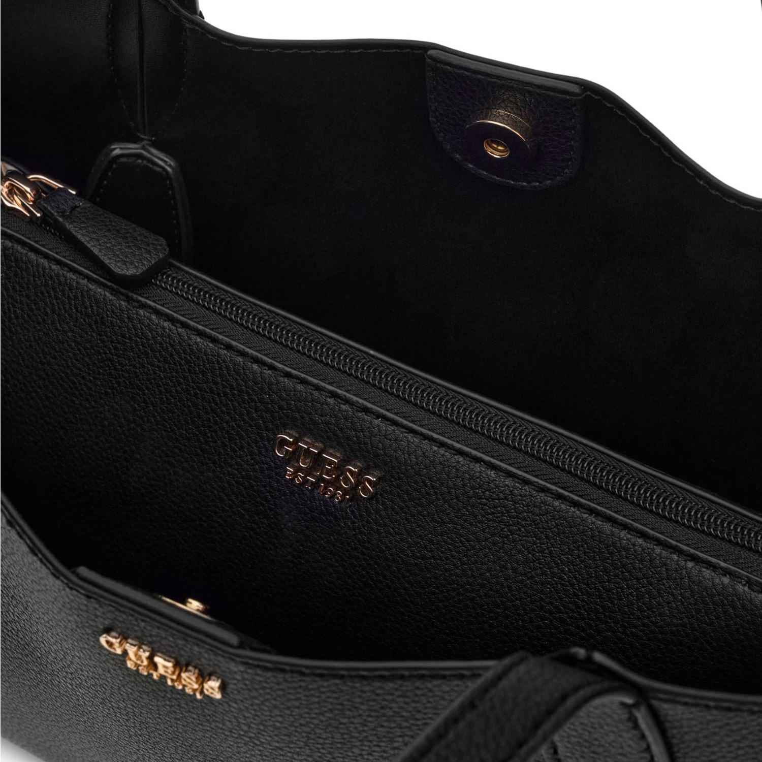 GUESS Damen Handtasche Melody 2 in 1 Black Abbildung 3