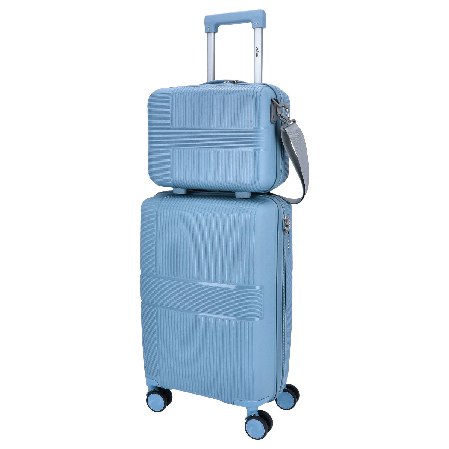 DYX 4 Rollen Koffer S 56 cm Rom blau Abbildung 7