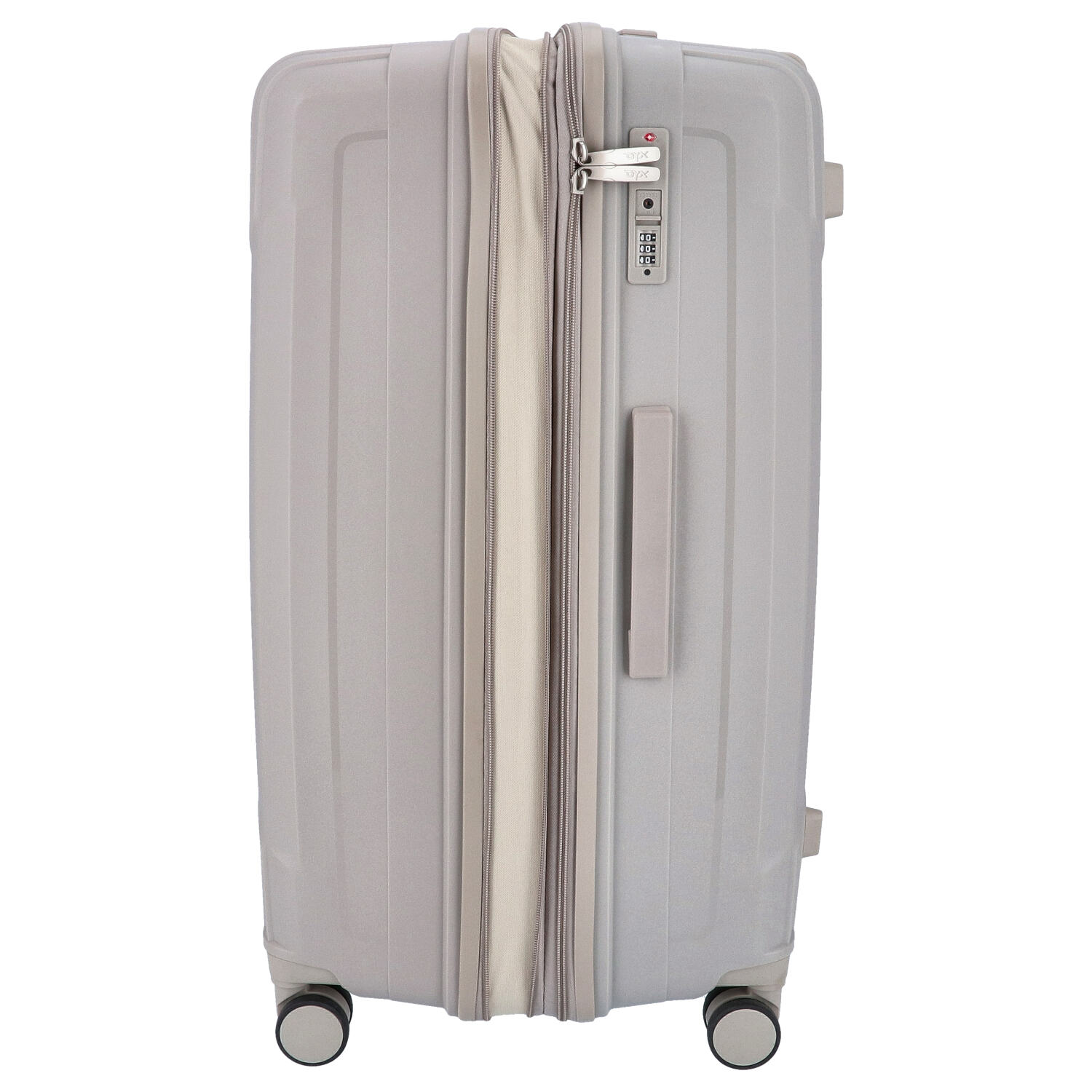 DYX 4 Rollen Trolley 3er Set S/M/L New York beige Abbildung 5