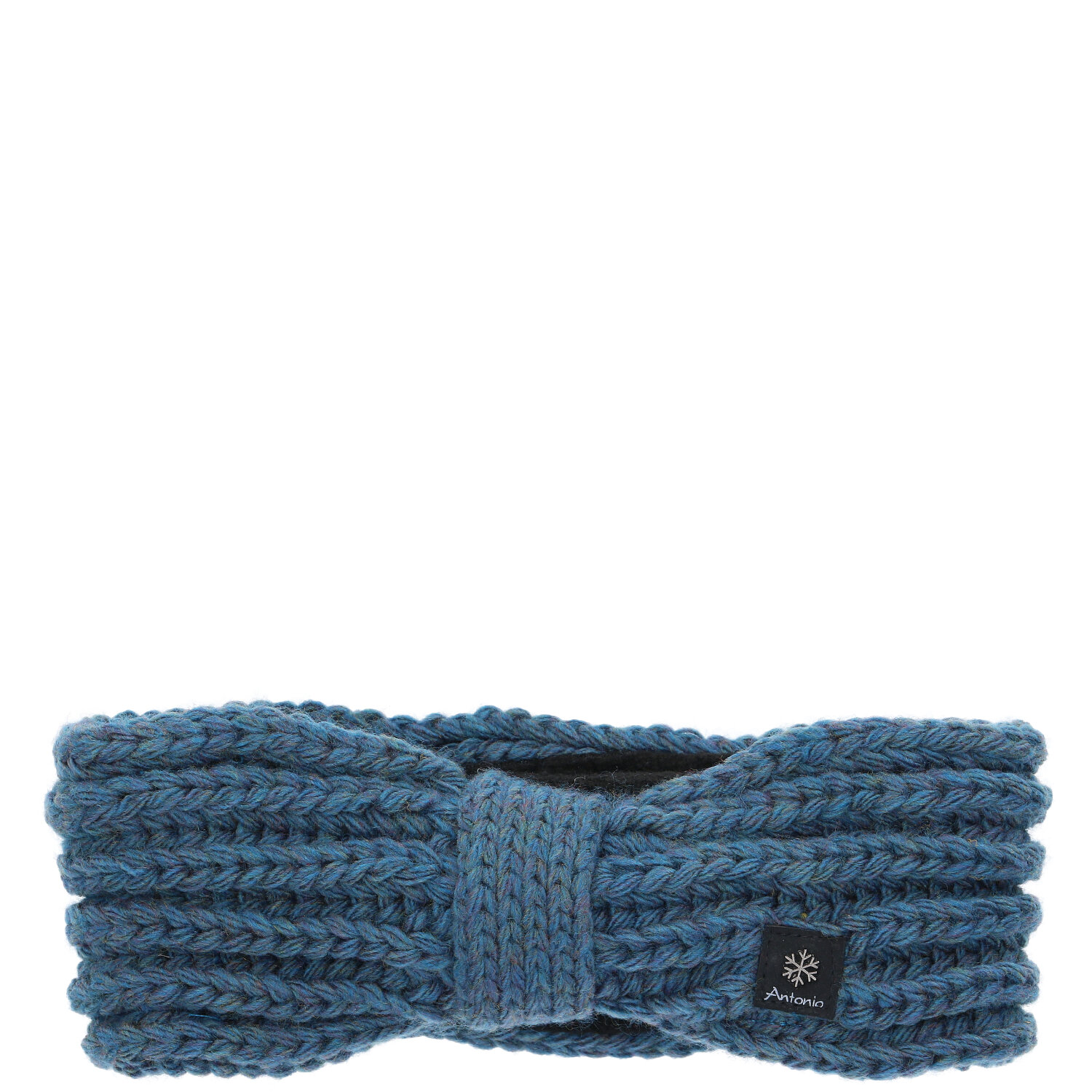 Antonio Damen Strick Stirnband mit Fleece  petrol Abbildung 1