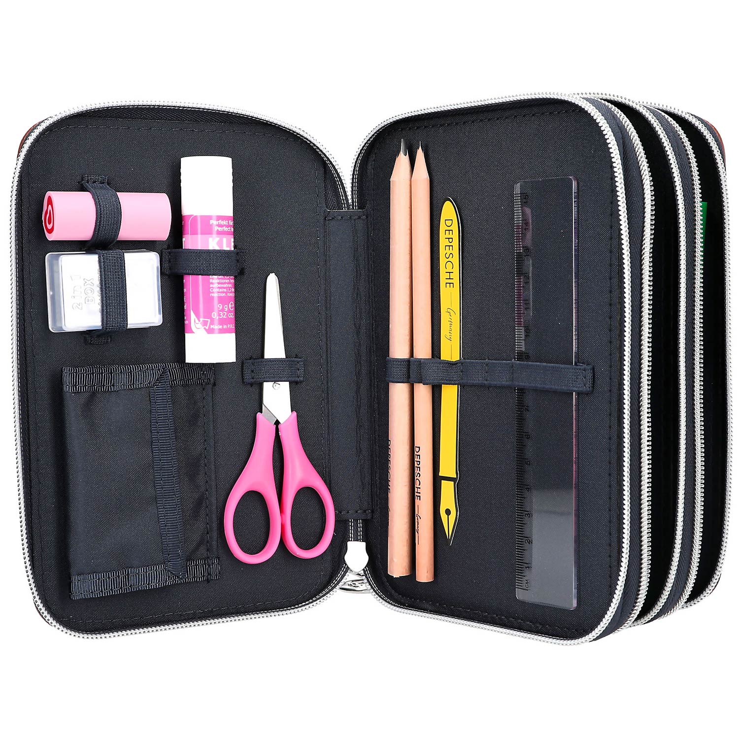 Depesche 3-Fach Federtasche Miss Melody LUXURY HORSE Abbildung 5