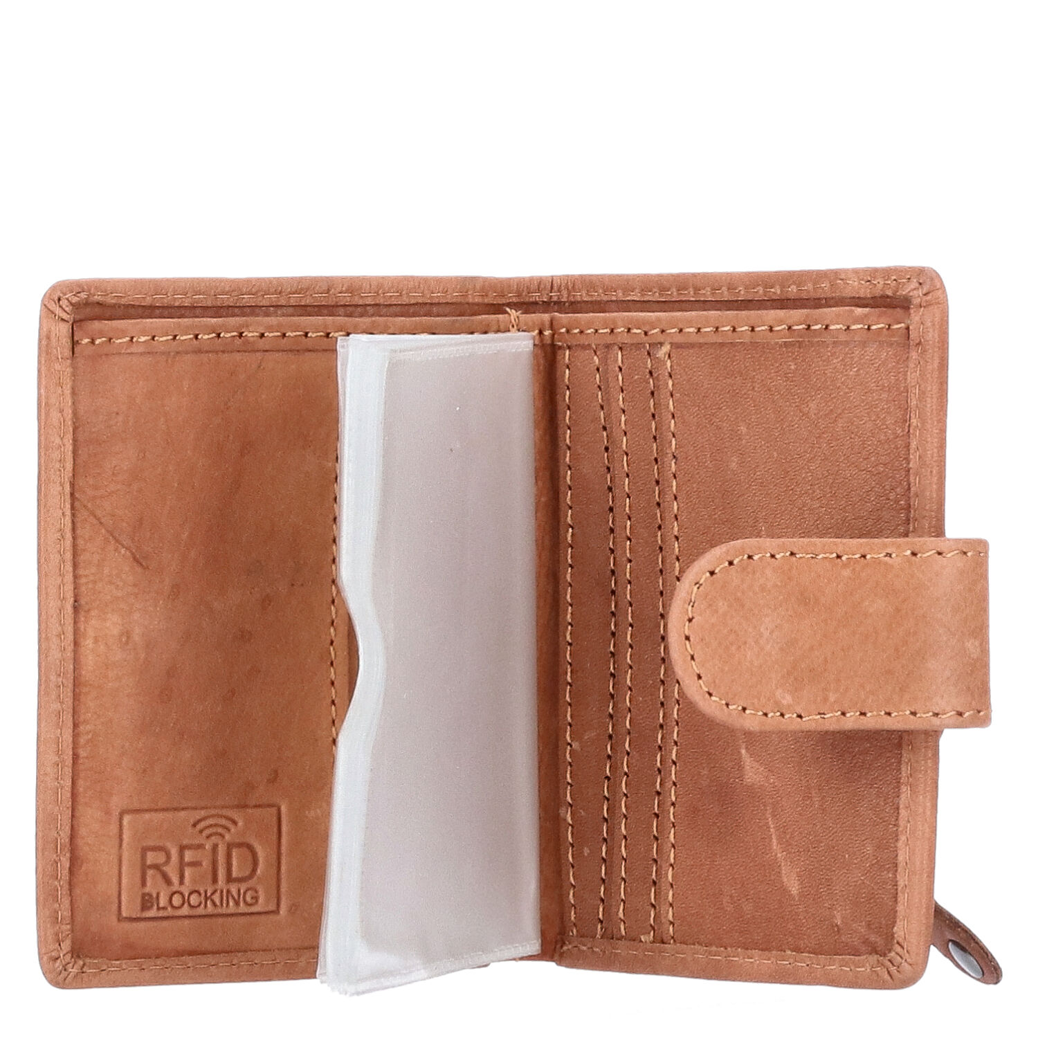 The Skandinavian Brand Leder Kreditkarten Etui  Cognac