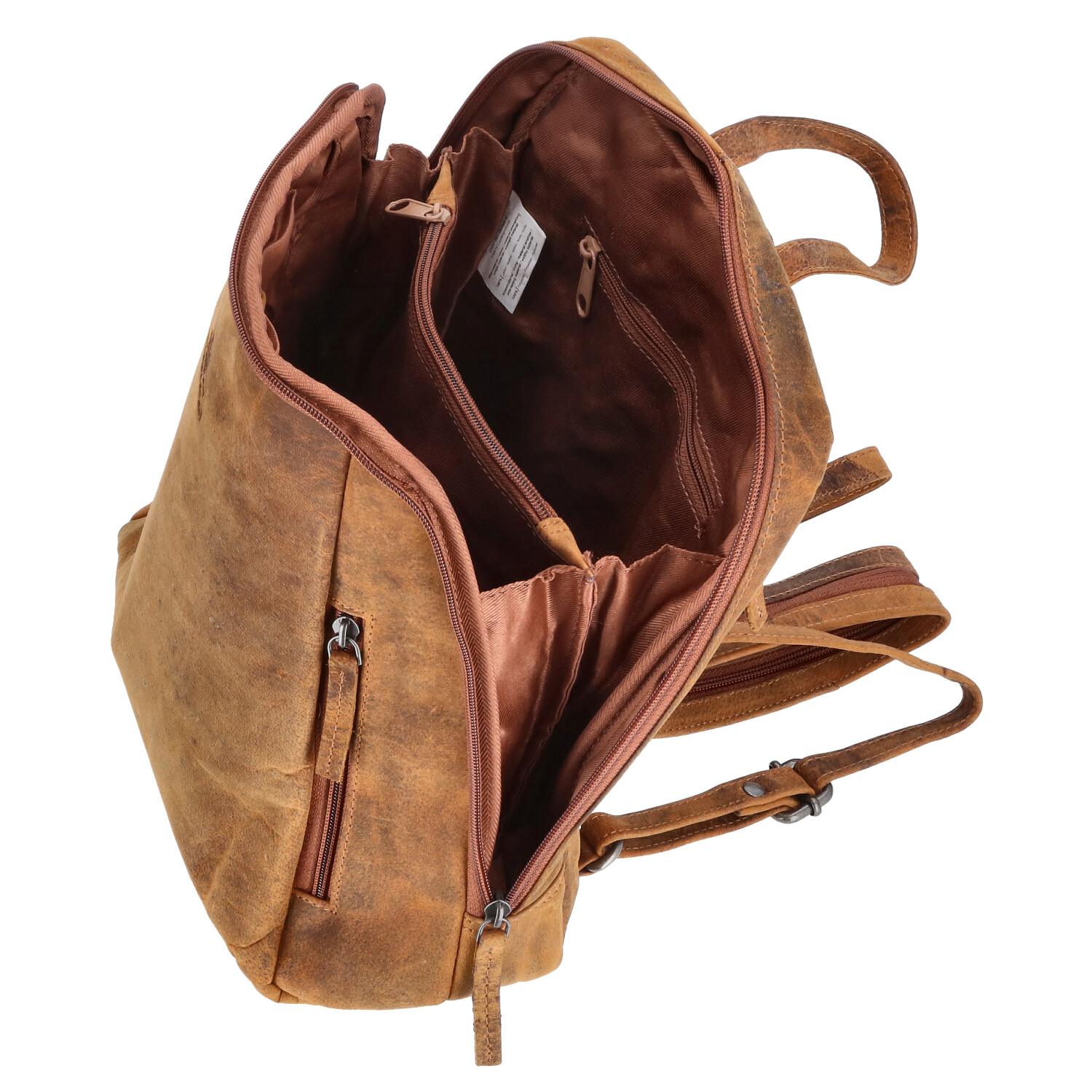 The Skandinavian Brand Leder Rucksack Hunter  tan