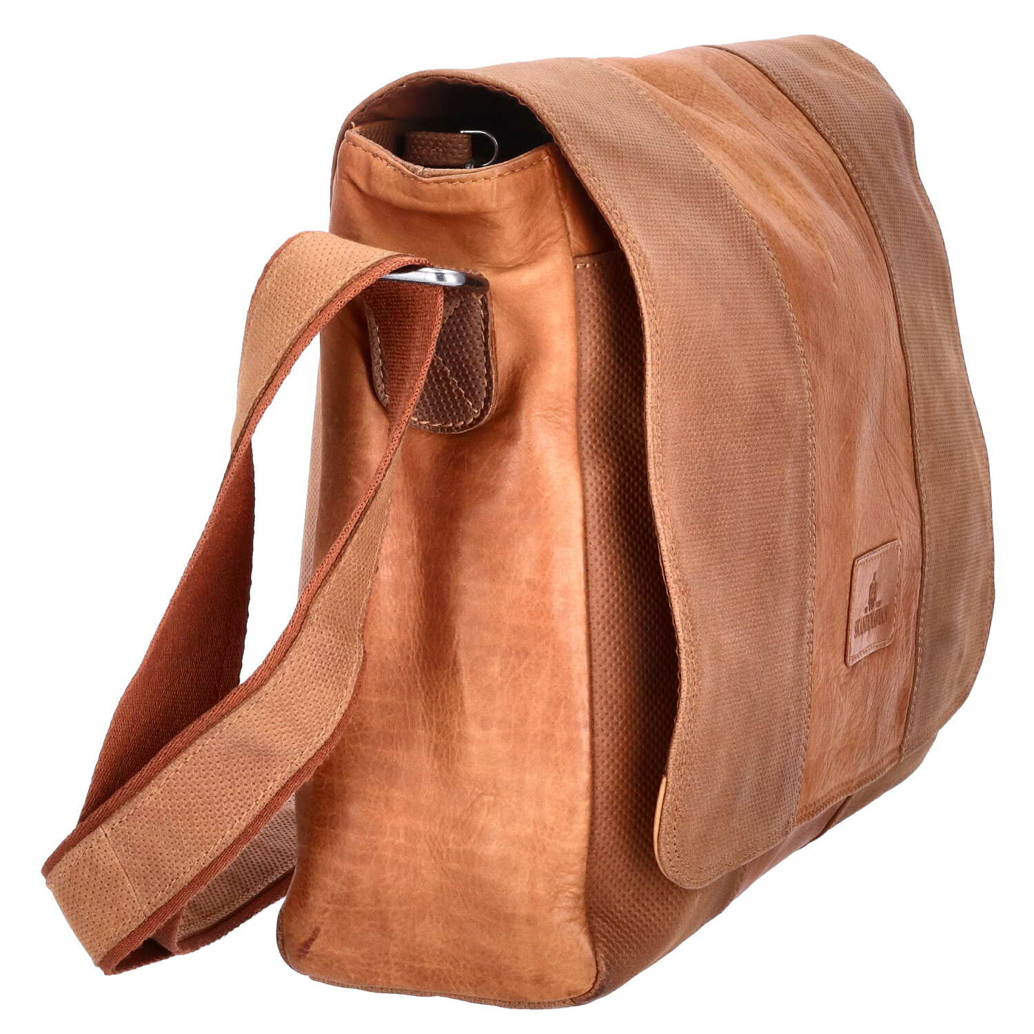 The Skandinavian Brand Leder Messenger  Cognac