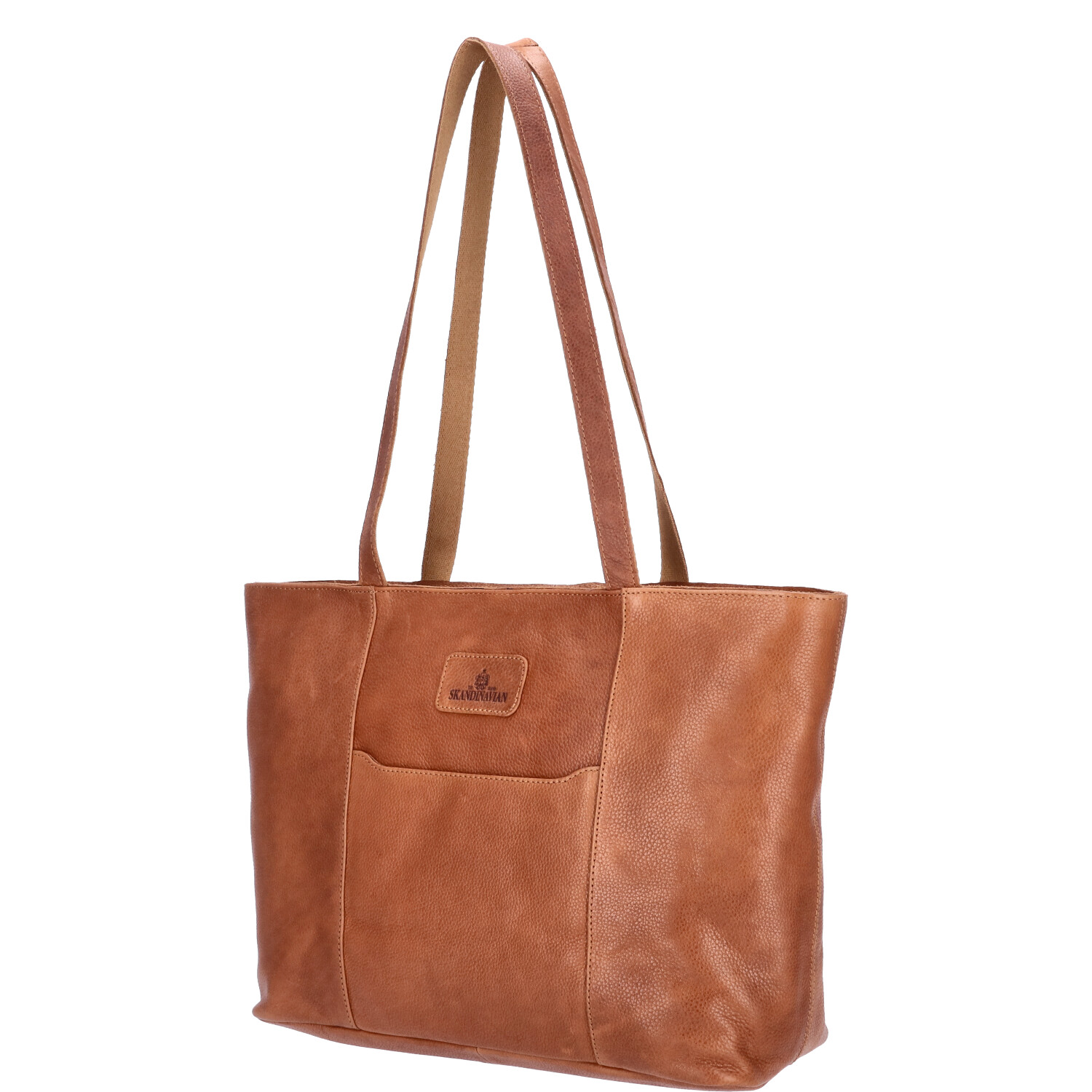 The Skandinavian Brand Leder Shopper tan  tan