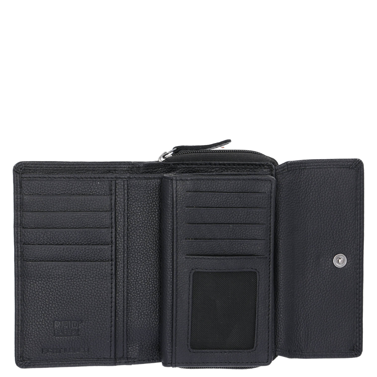 The Skandinavian Brand Leder Geldbörse - Black Abbildung 4