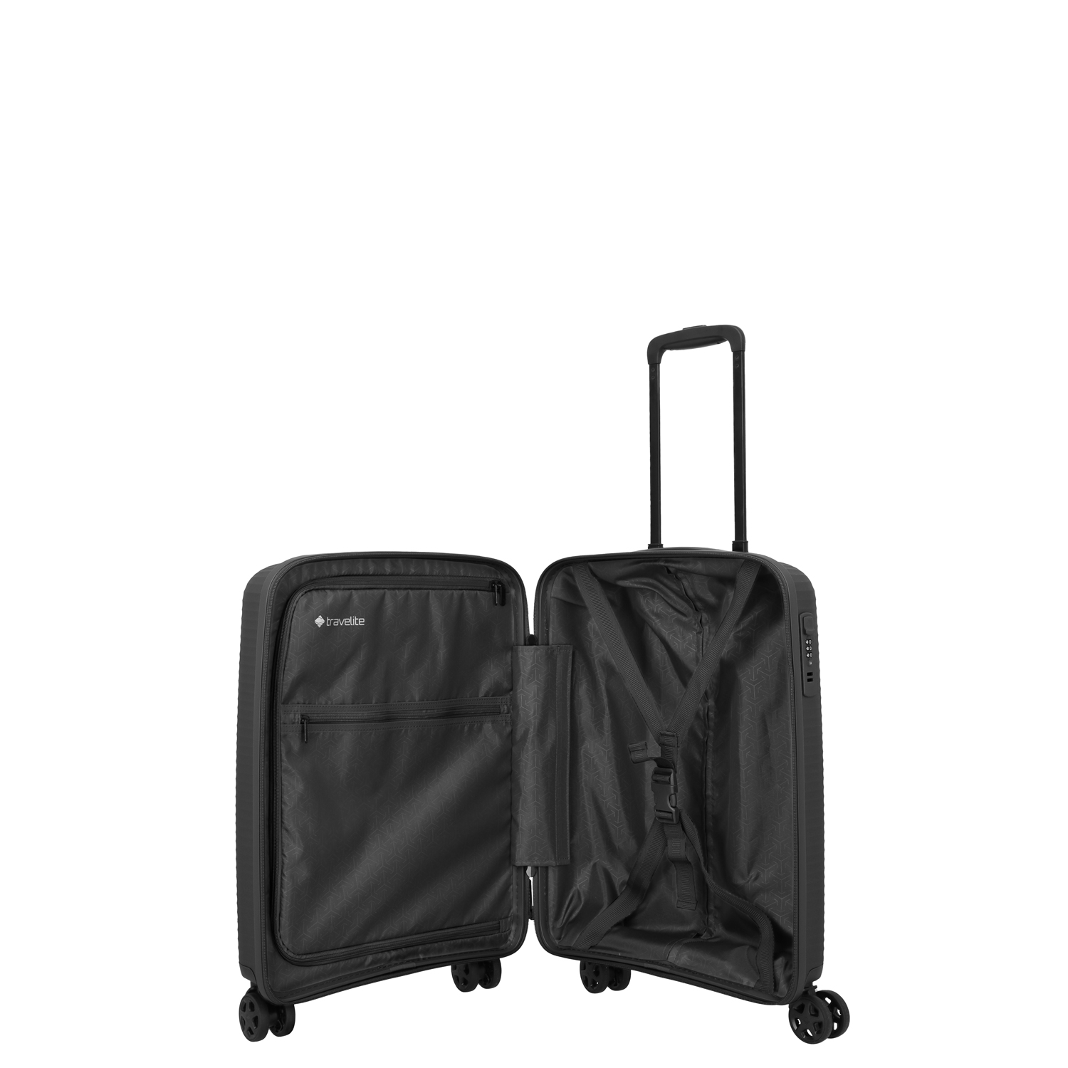Travelite 4-Rad Trolley S Air Stripe Black Abbildung 5