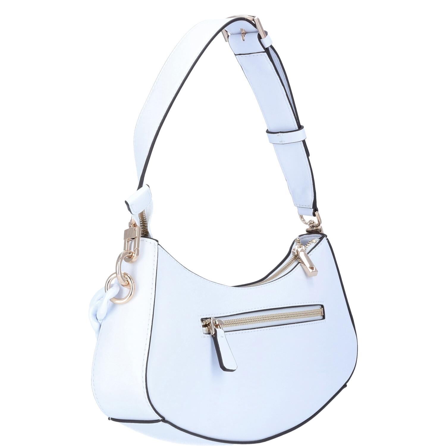 GUESS Damen Schultertasche Corina white