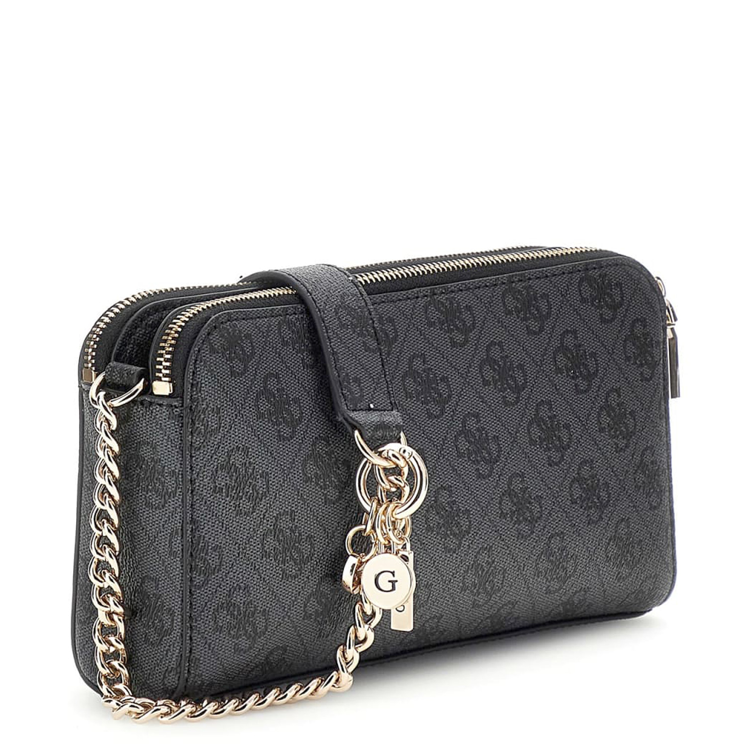 GUESS Clutch Umhängetasche Eco Erica Coal Logo Abbildung 2 GUESS Clutch Umhängetasche Eco Erica Coal Logo Abbildung 2