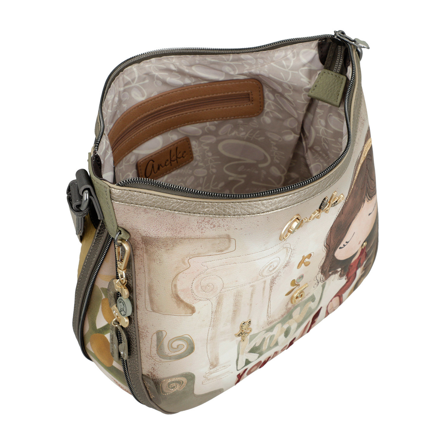 Anekke Damen Umhängetasche Bolso Bandolera multicolor Abbildung 5