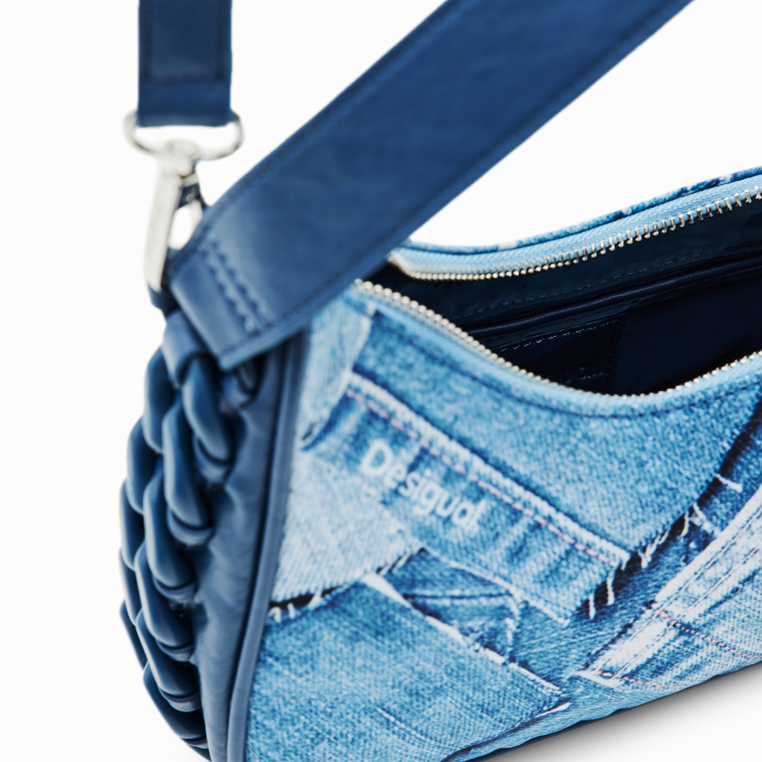 Desigual Damen Schultertasche Forever Blue Medley blau Abbildung 3