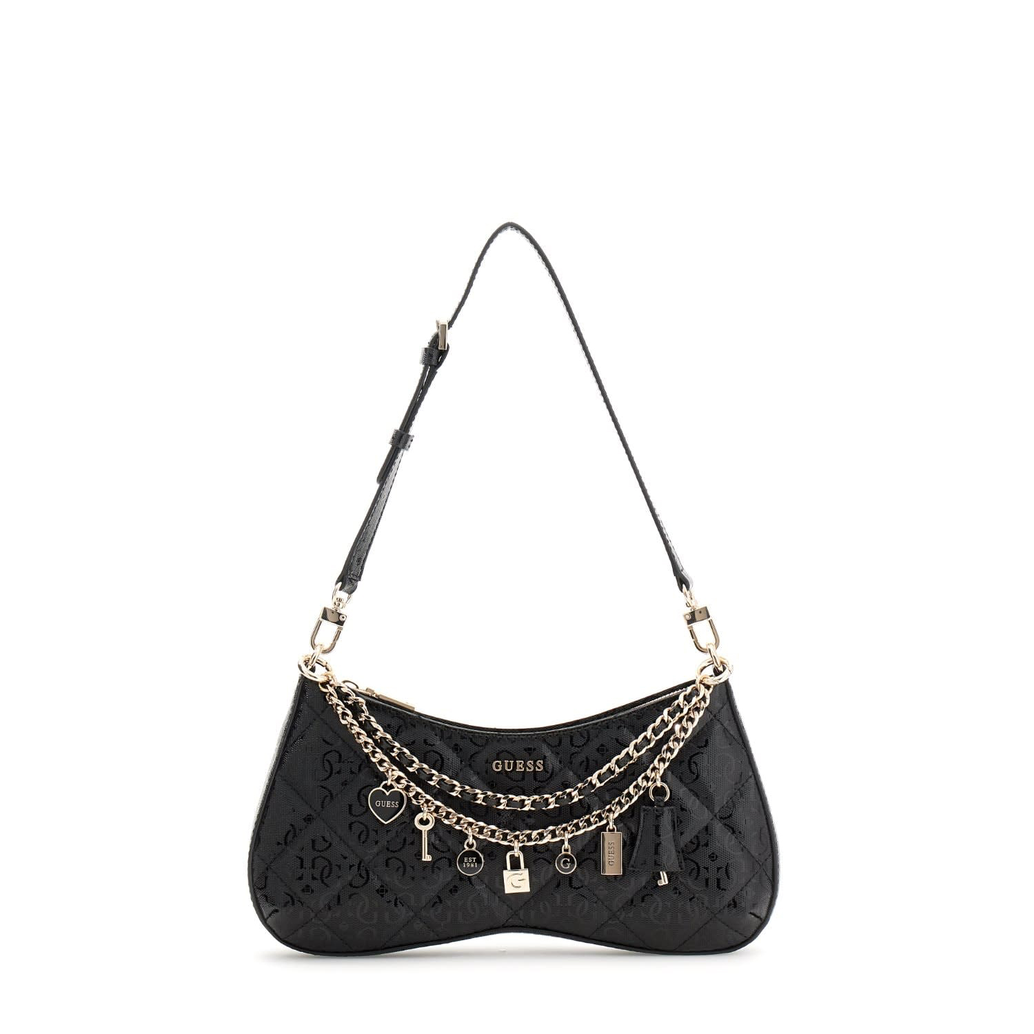 GUESS Umhängetasche Libby Black Abbildung 6