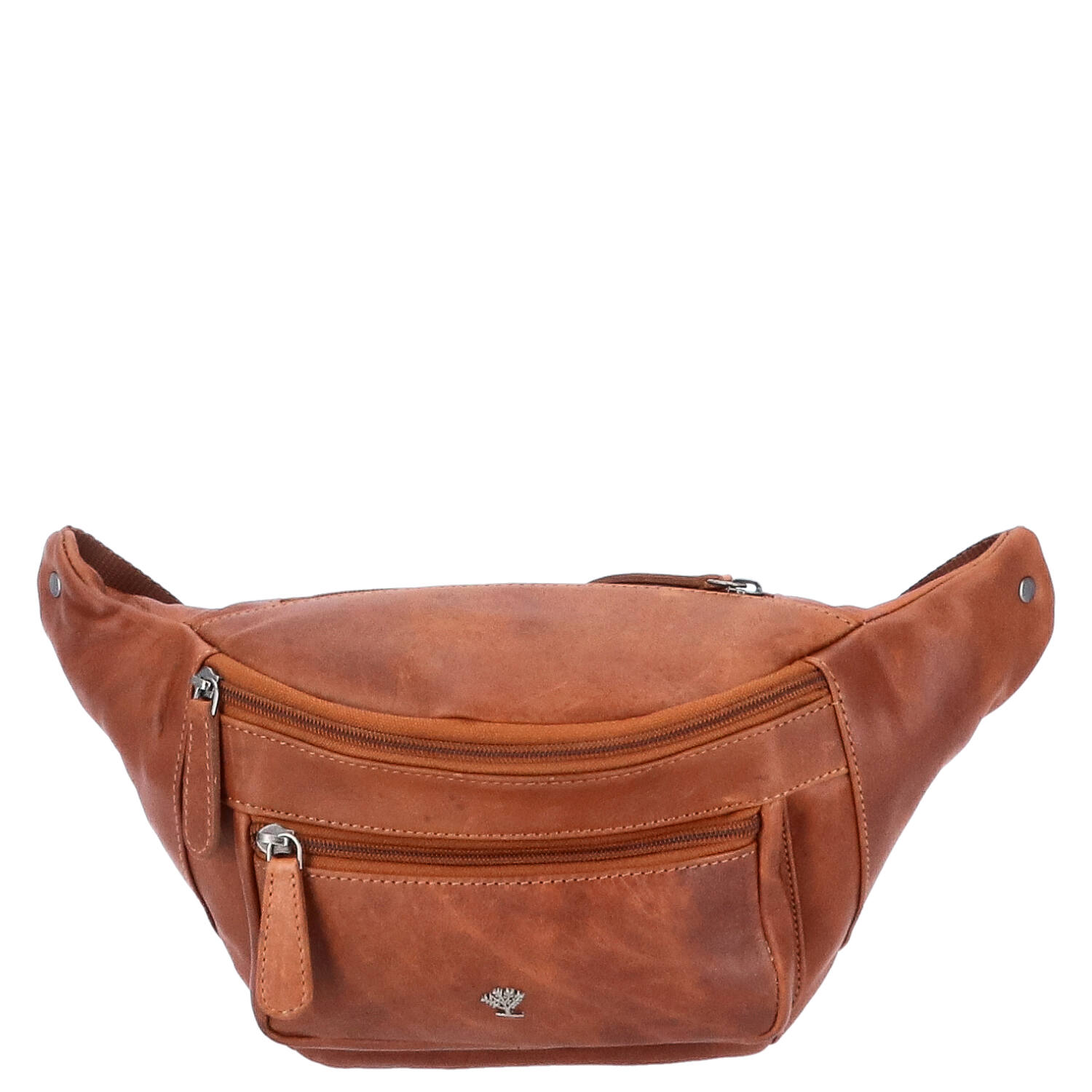 The Skandinavian Brand Leder Bauchtasche, Hüttasche, Body Bag - braun Abbildung 5