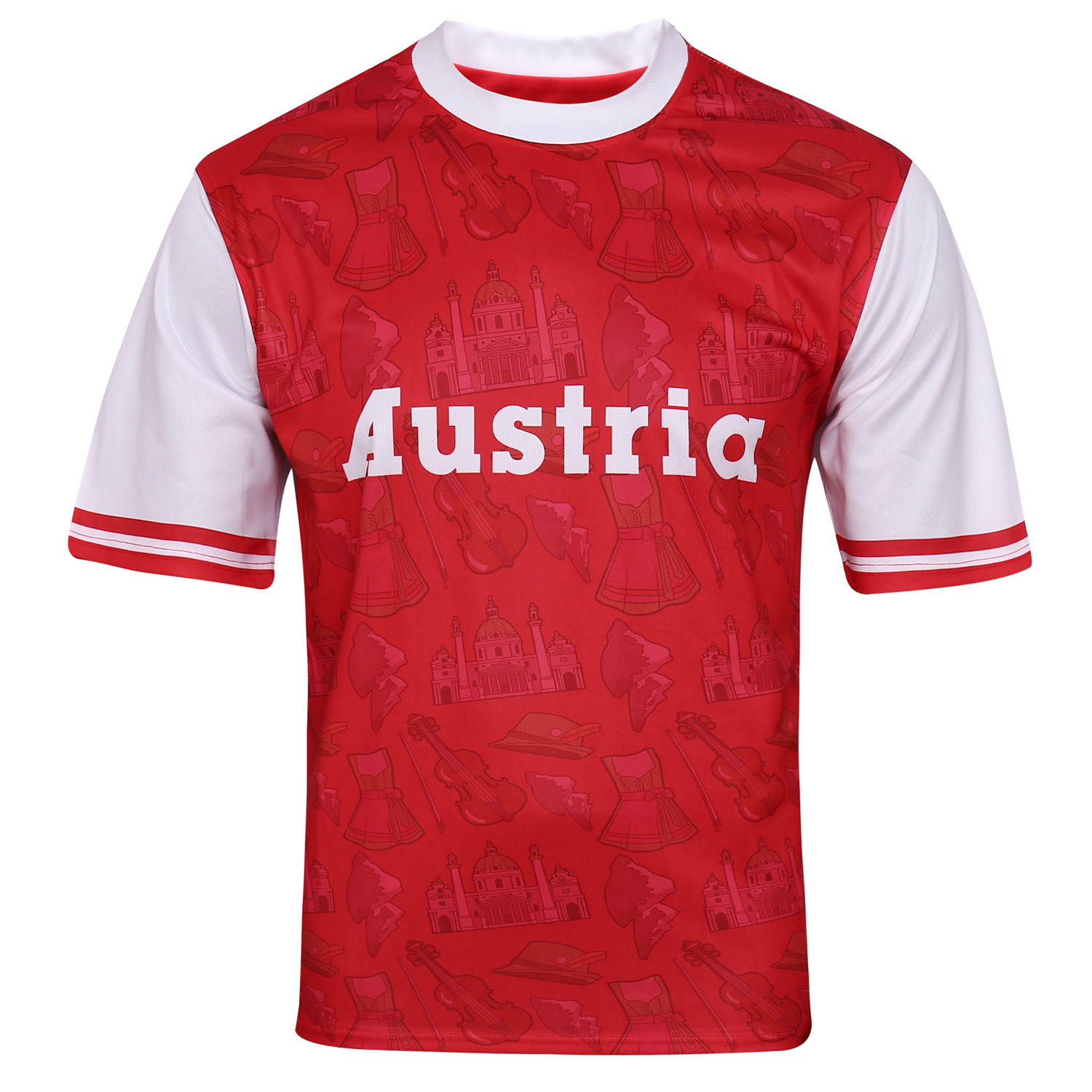 Antonio Österreich Herren Trikot Gr. XL  rot