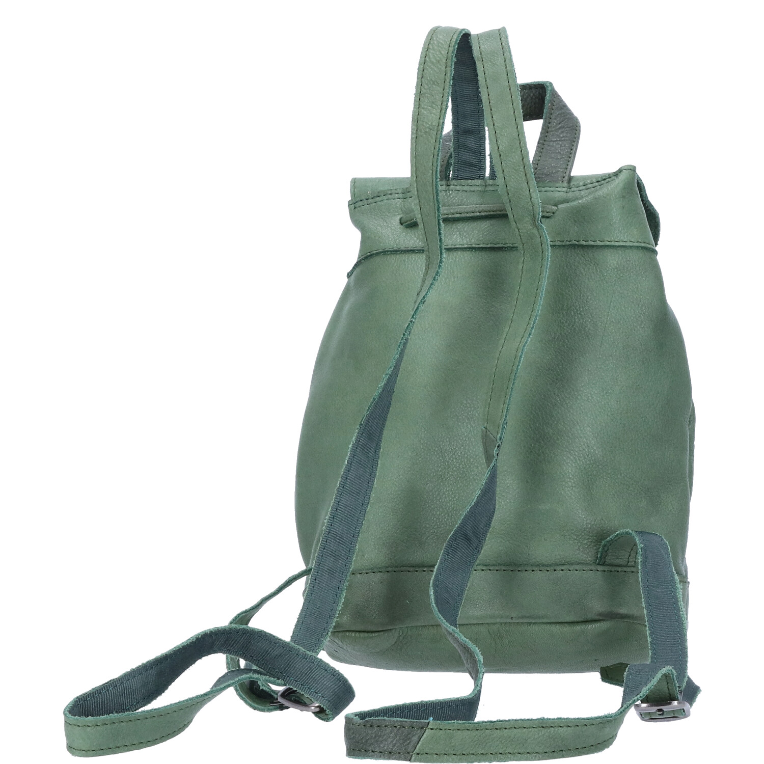 The Skandinavian Brand Mini Leder Rucksack  grün