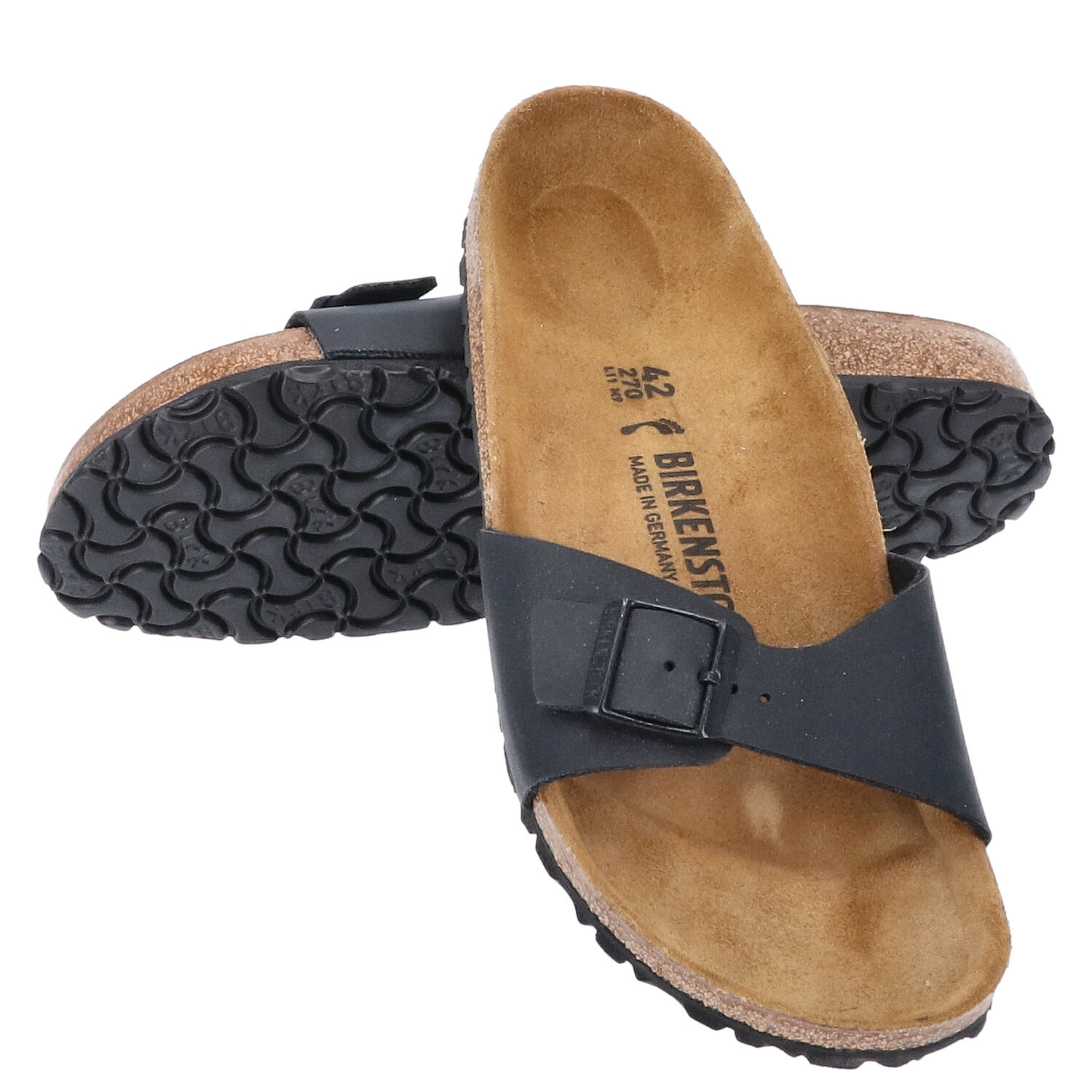 Birkenstock Sandalen Größe 42 Madrid BS Black   Abbildung 1