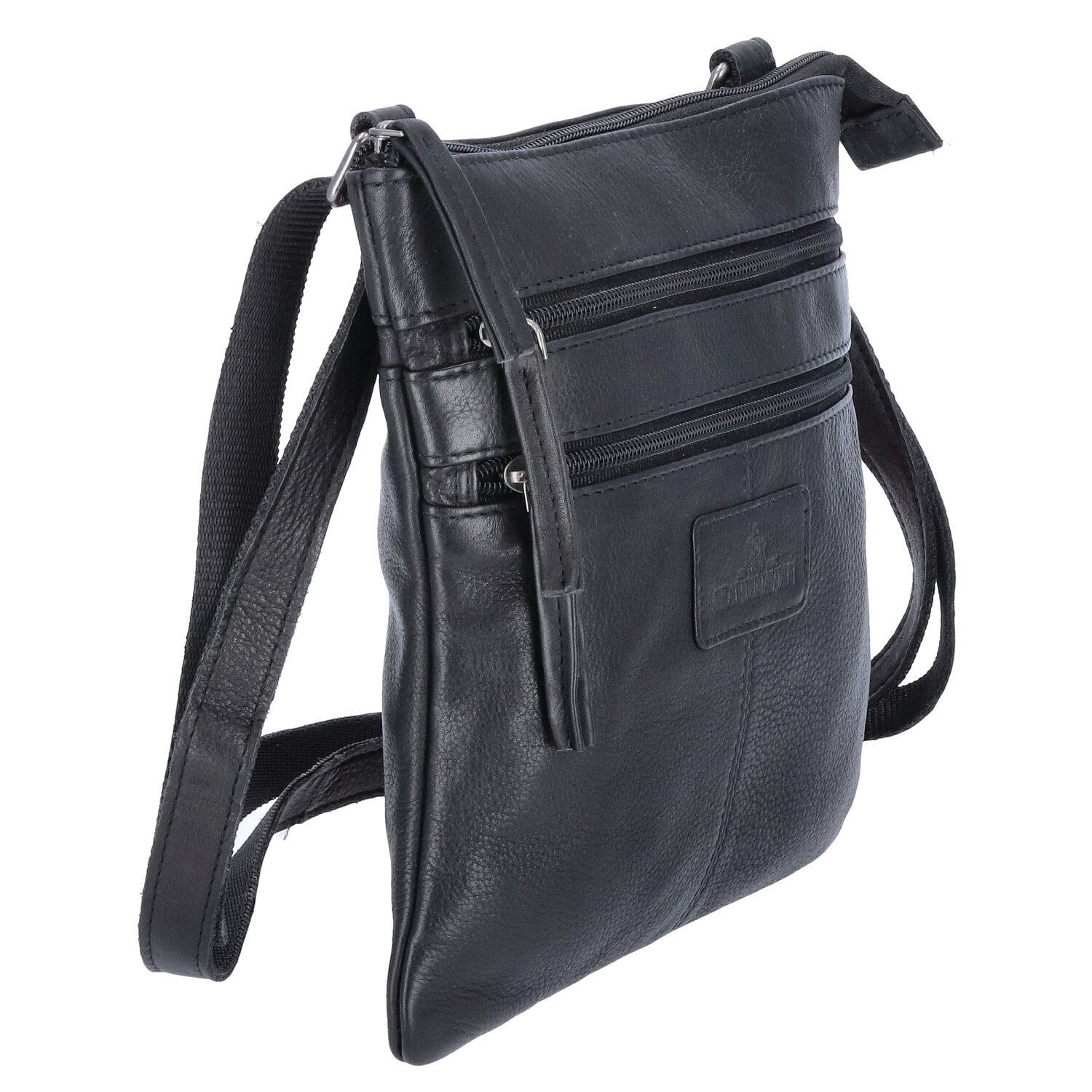 The Skandinavian Brand Damen Ledertasche  Black