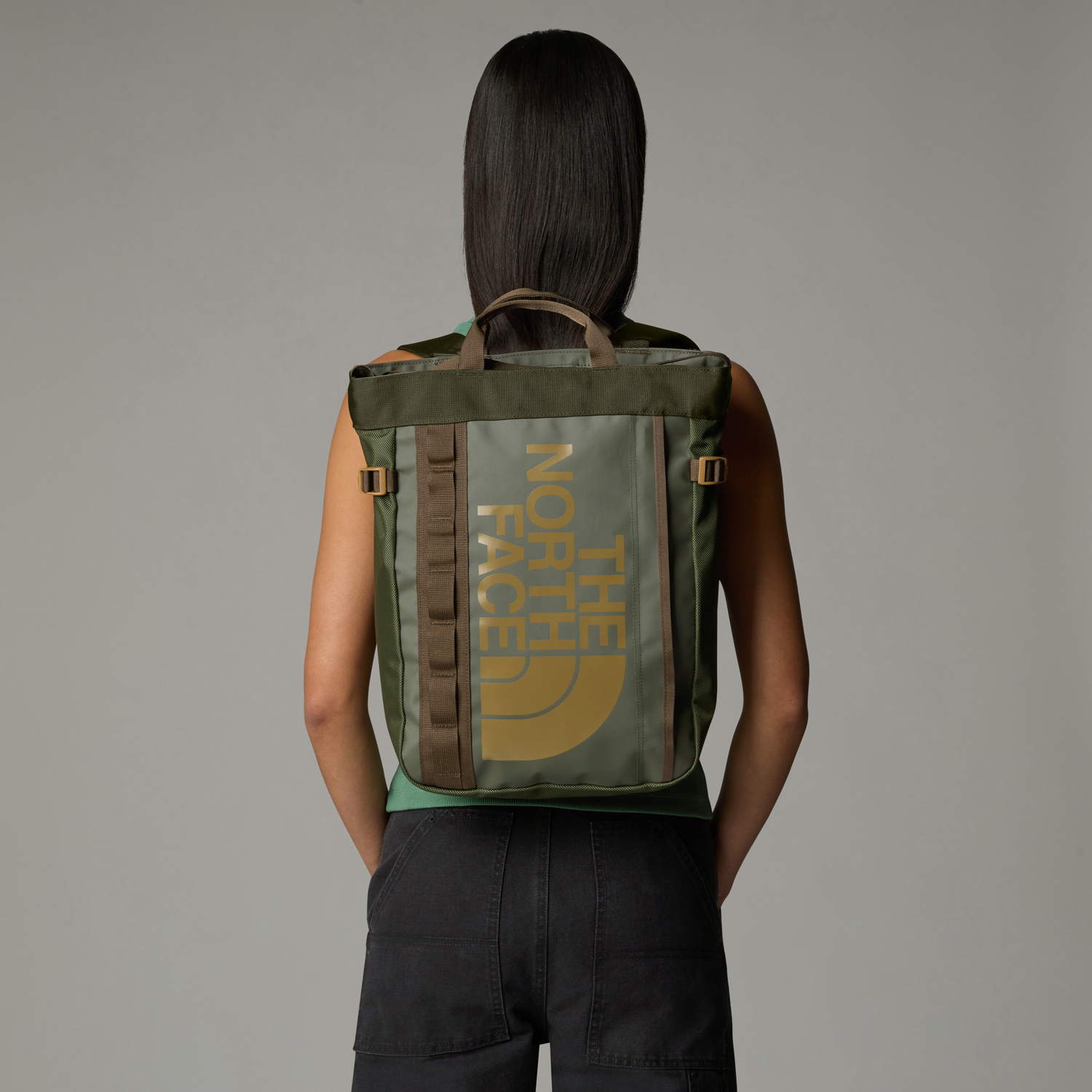 The North Face Shopper/Rucksack 2-in-1 Base Camp Tote Pack New Taupe Green-Smokey Abbildung 6