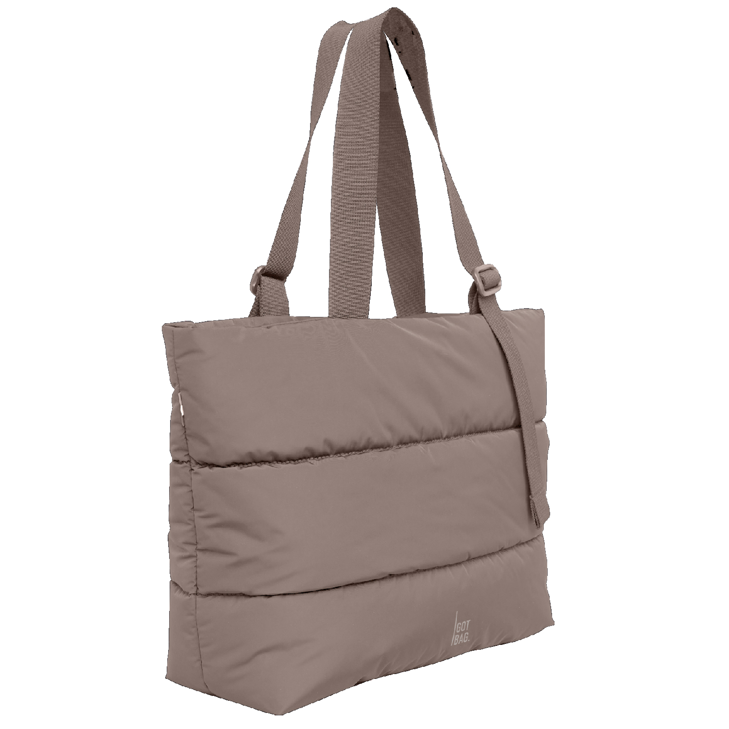 Got Bag Shopper Puffer Tote Bag monochrome oyster