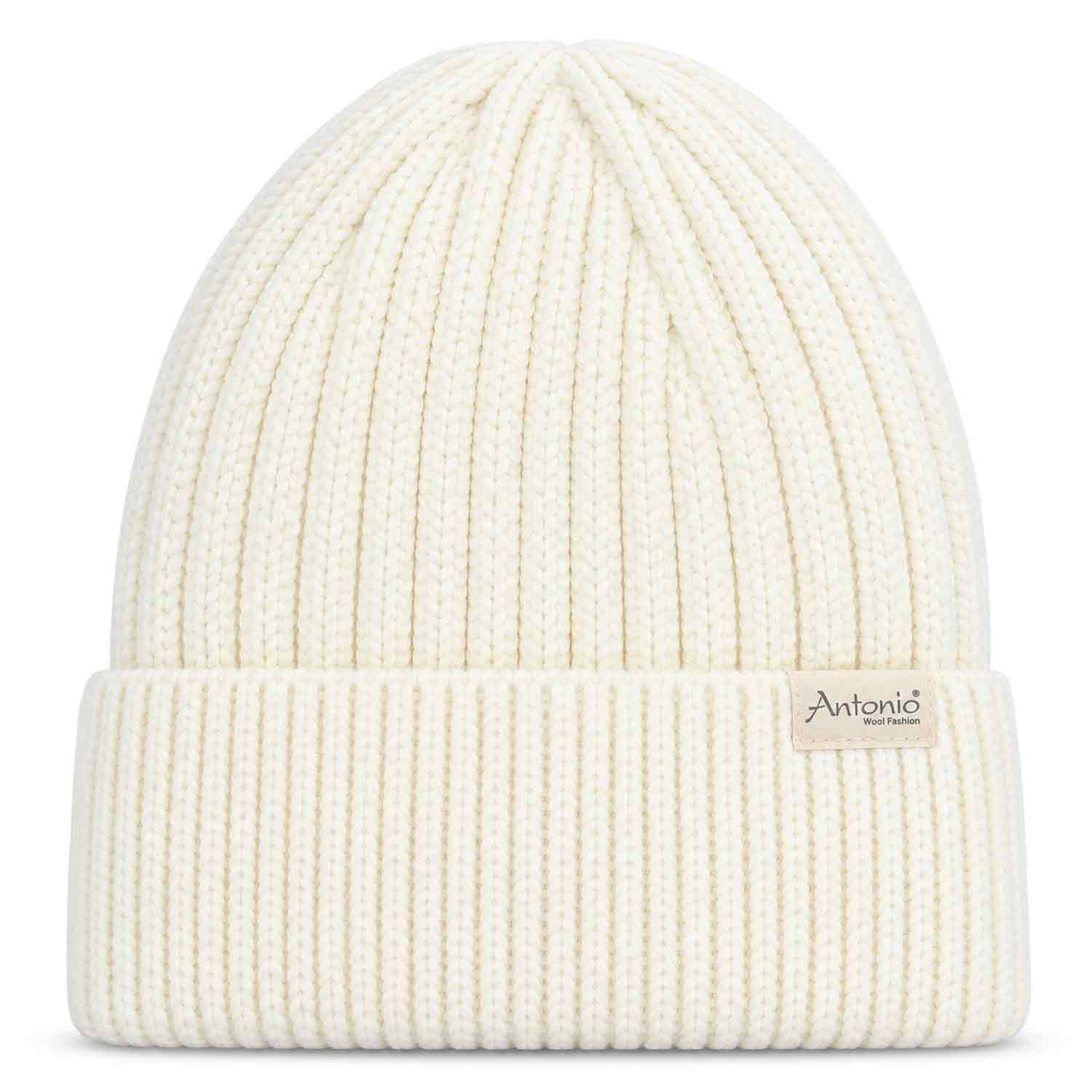 Antonio Strick Mütze Beanie - weiß Abbildung 1