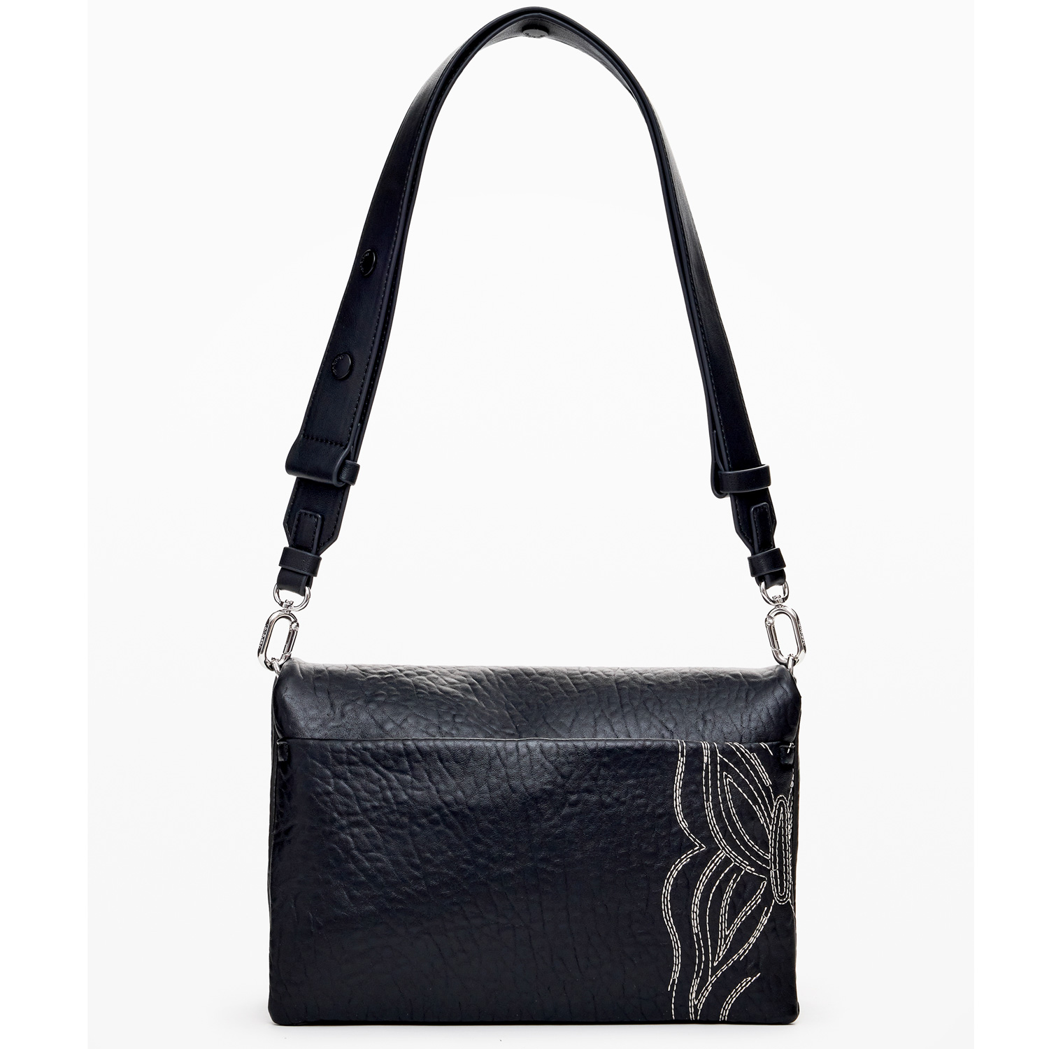 Desigual Schultertasche Goodall Dortmund Flap 2.0 Black