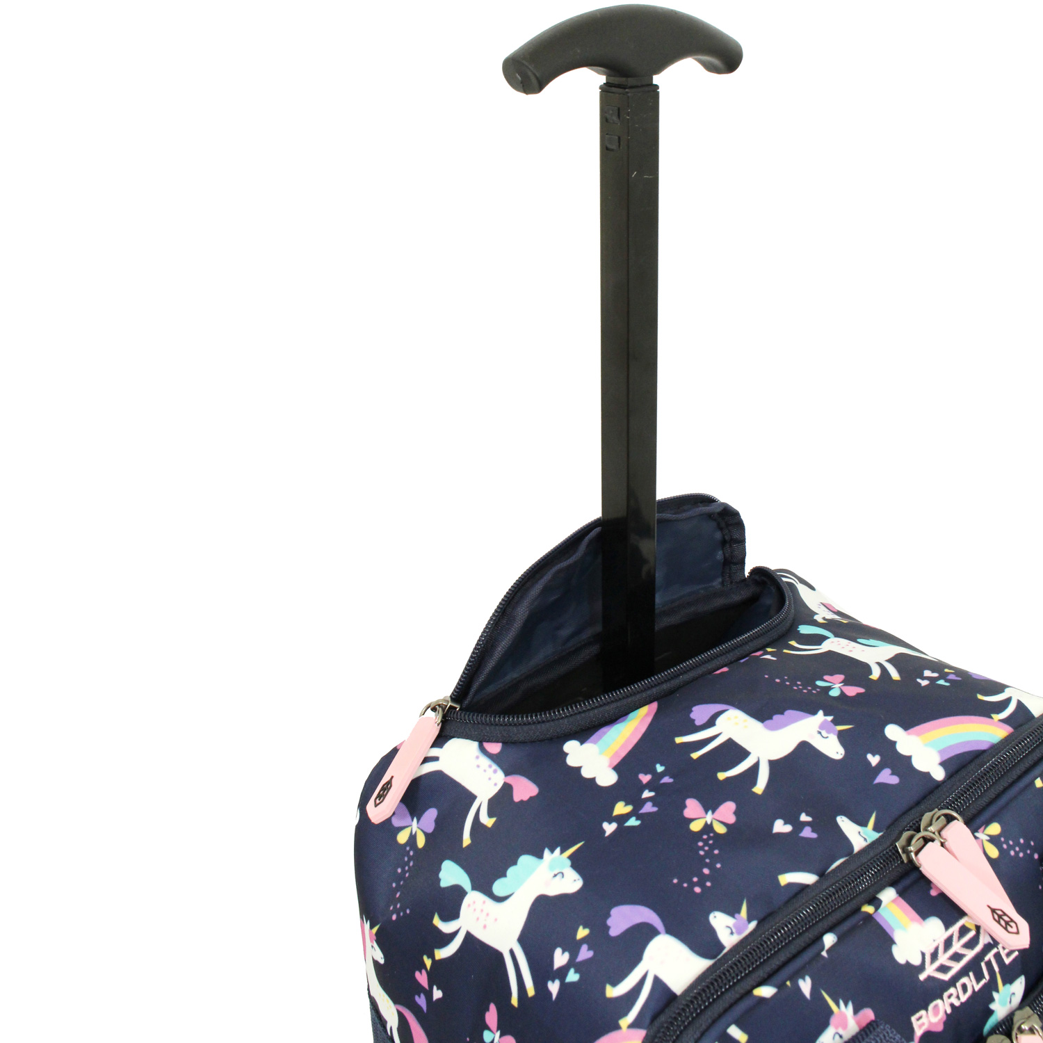 Bordlite Kinder Underseat Cabin Trolley Unicorn dark blue