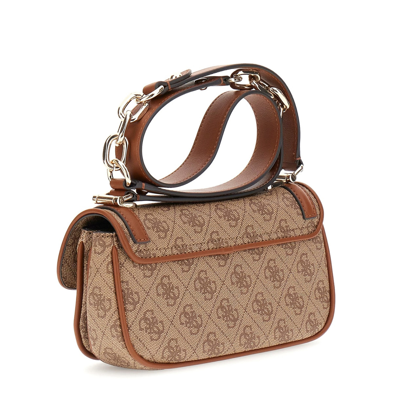 GUESS Umhängetasche Dea Latte Logo Abbildung 2