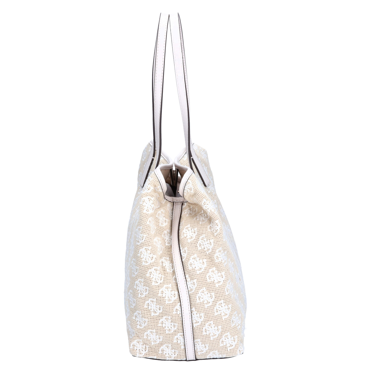 GUESS Damen Shopper Vikky II White Logo