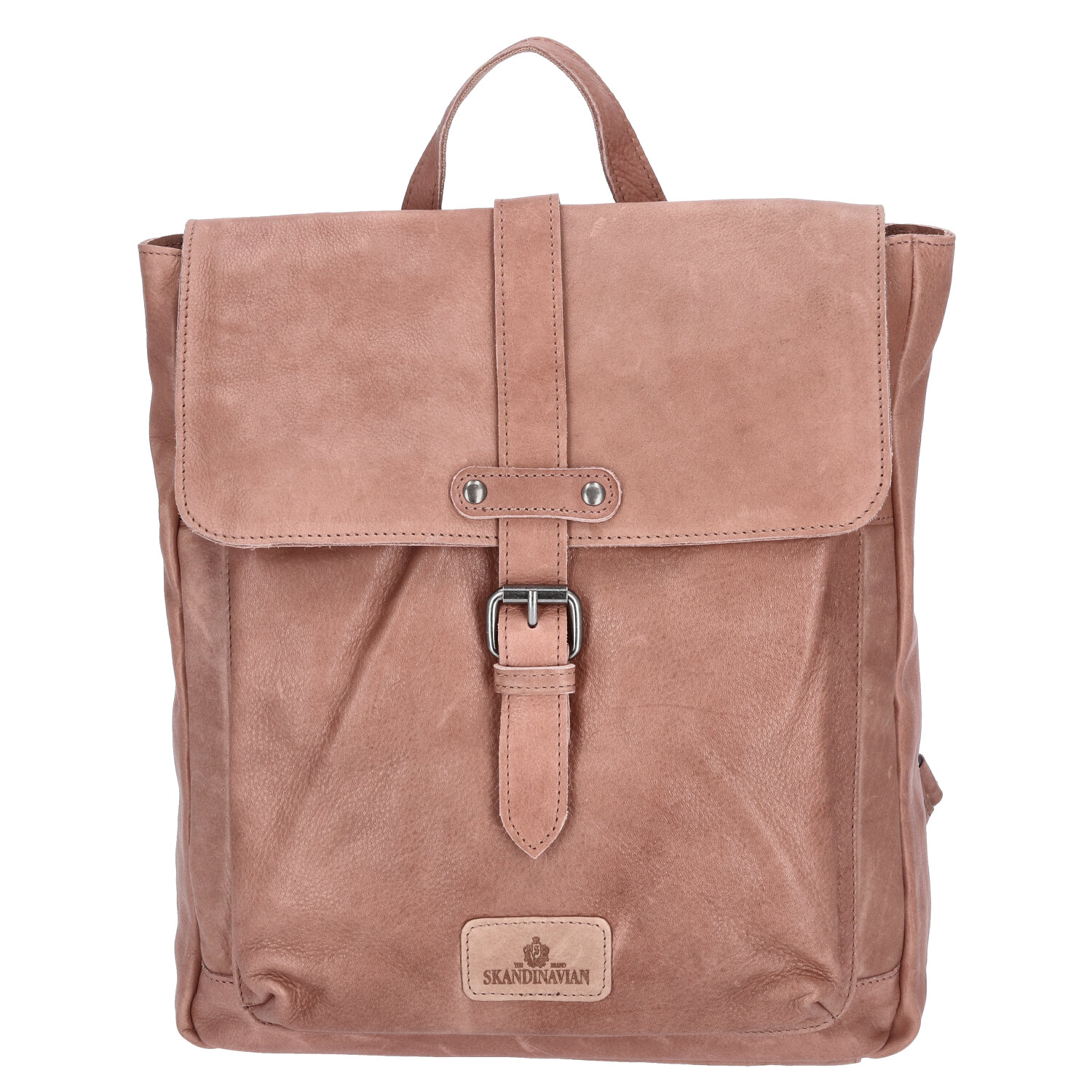 The Skandinavian Brand Damen Leder Rucksack - beige Abbildung 5