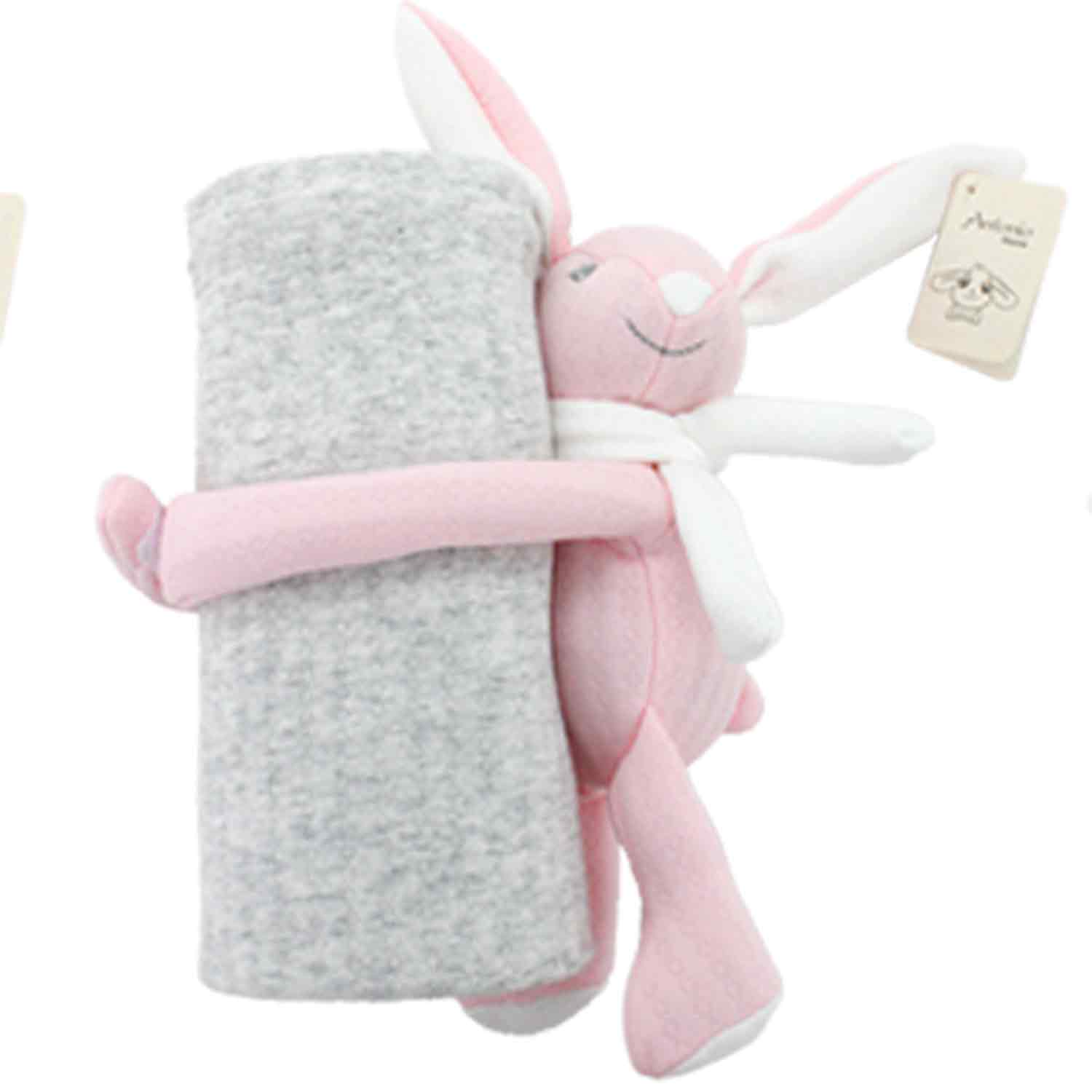 Antonio Baby-Kuscheldecke Hase grau Abbildung 1