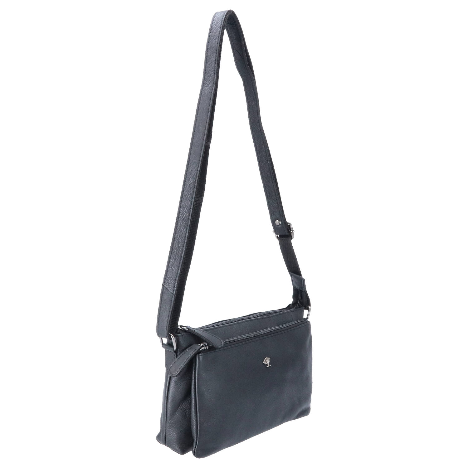 The Skandinavian Brand Leder Umhängetasche - Black Abbildung 5