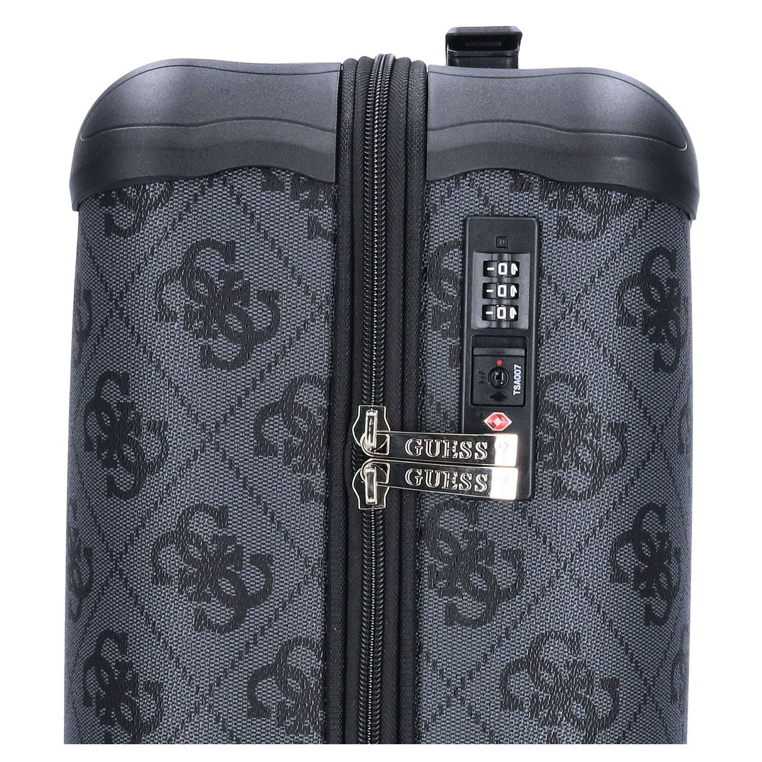 GUESS 4-Rad Trolley 53cm Berta Coal Logo