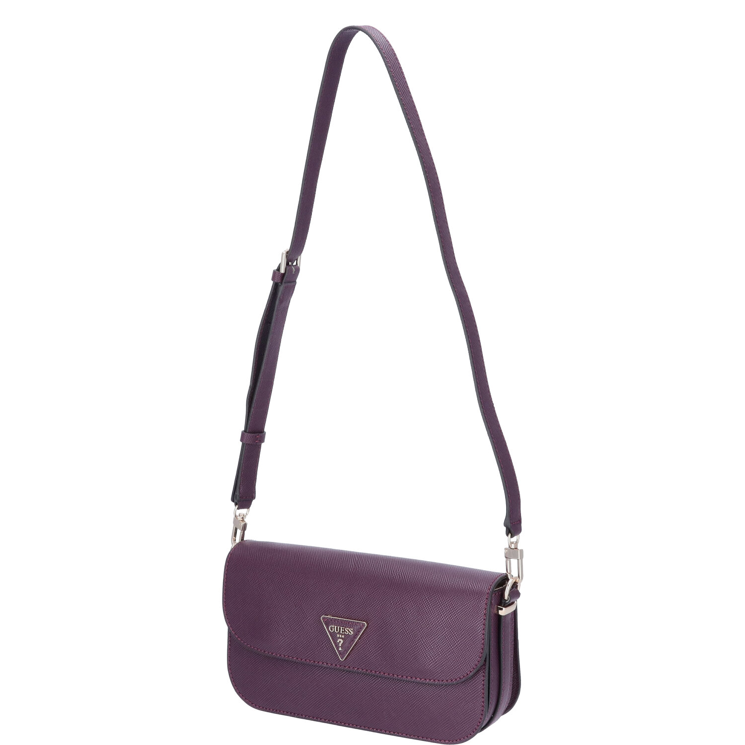 GUESS Damen Schultertasche Brynlee plum