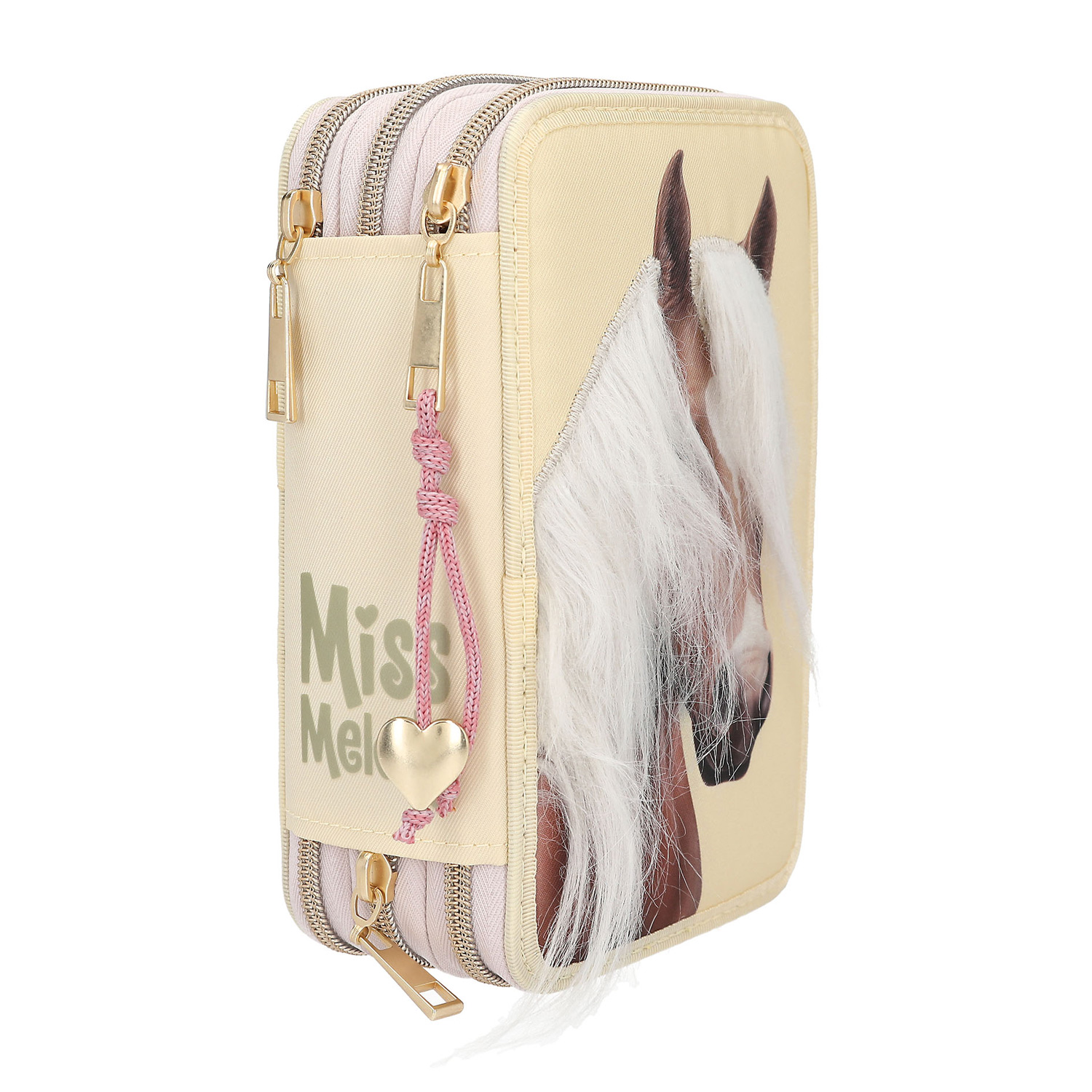 Depesche 3-Fach Federtasche Miss Melody Pferdekopf Applikation Abbildung 3